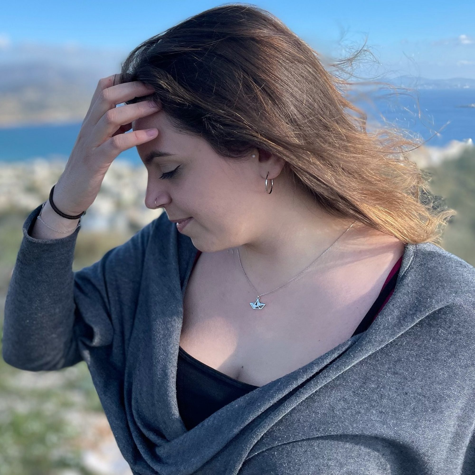 Κολιέ καραβάκι οριγκάμι