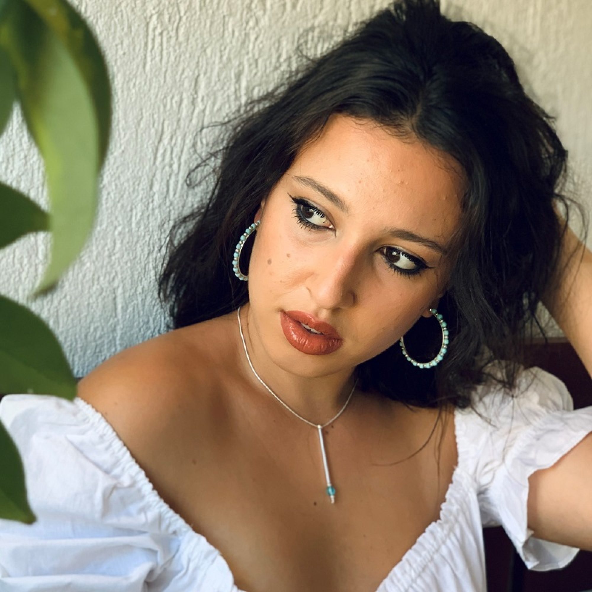 Κολιέ σε στυλ Υ με χάντρα