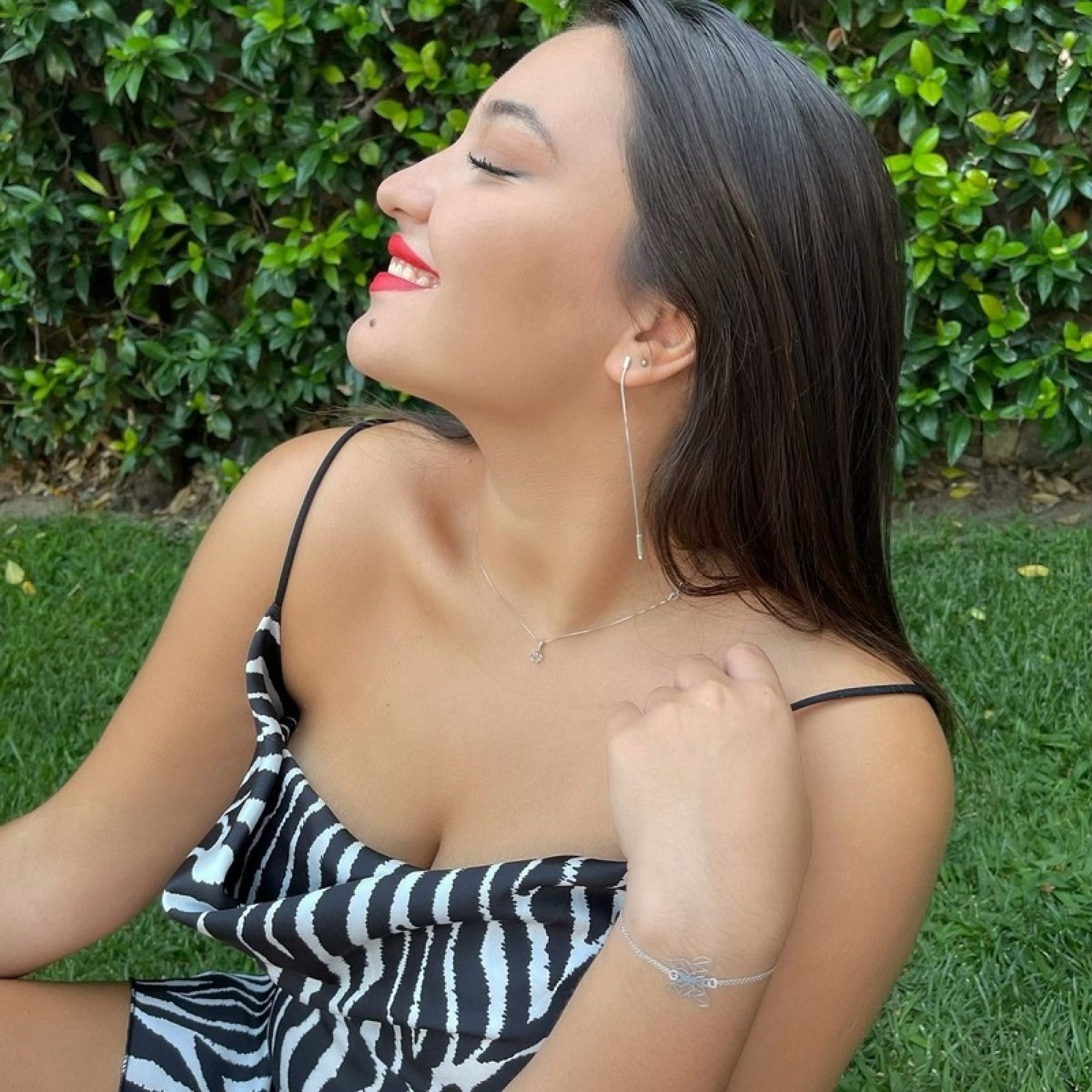 Βραχιόλι με πεταλούδα και διπλή αλυσίδα