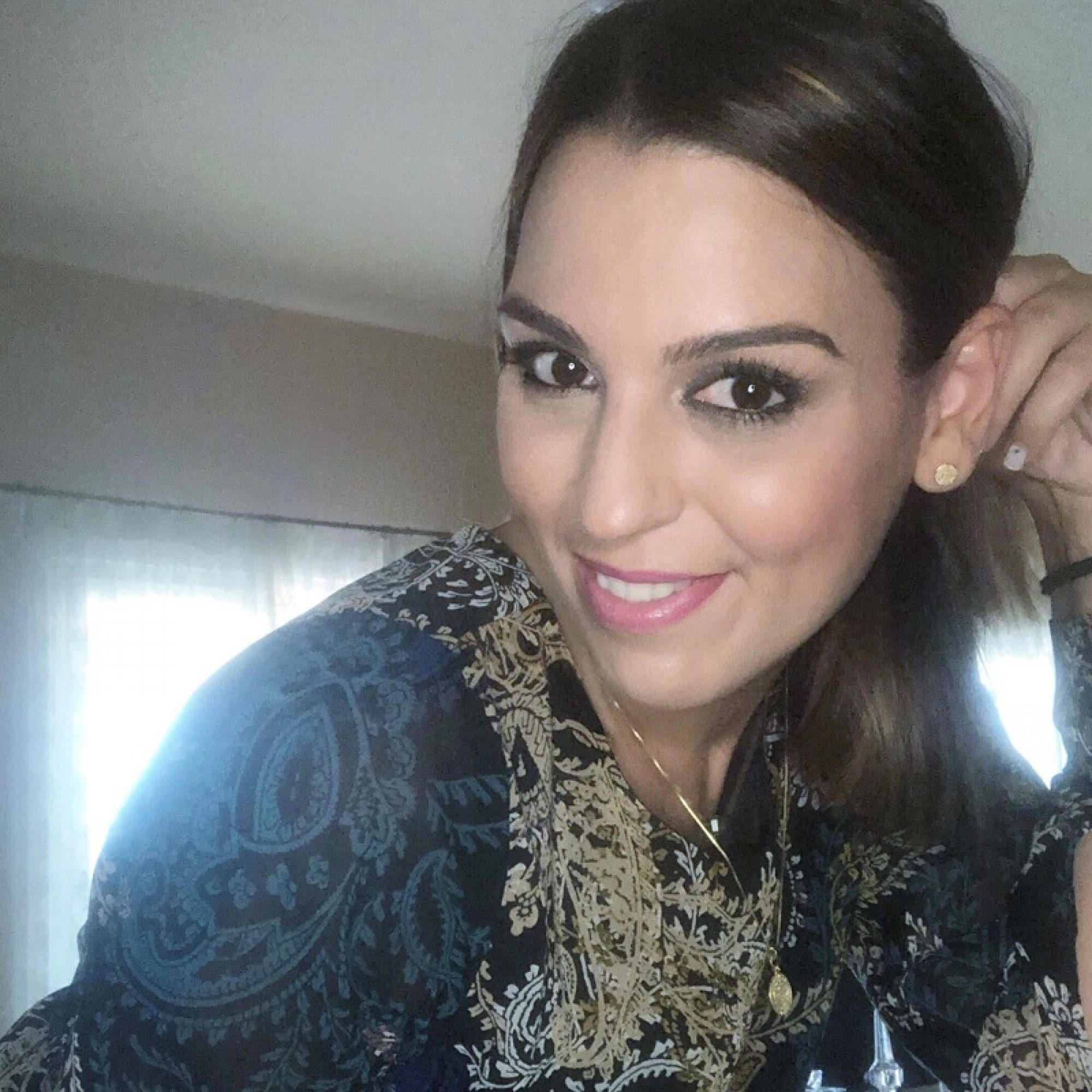 Σκουλαρίκια δίσκος της Φαιστού καρφωτά επίχρυσα