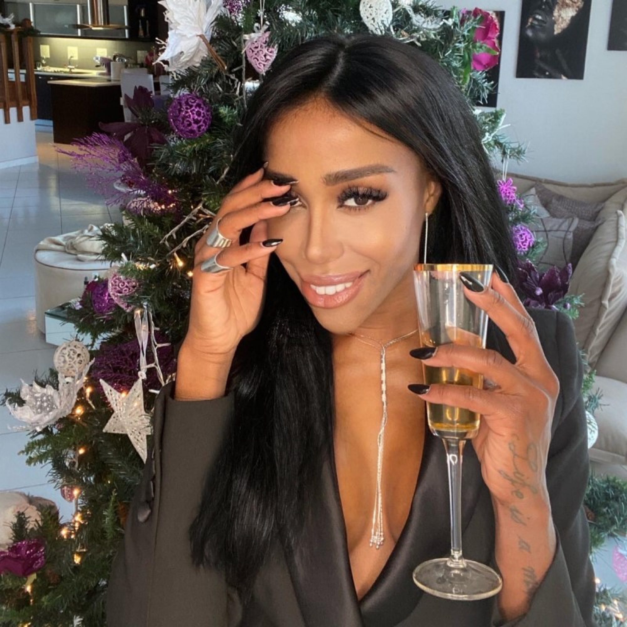 Αλυσιδωτό κολιέ σε στυλ Υ