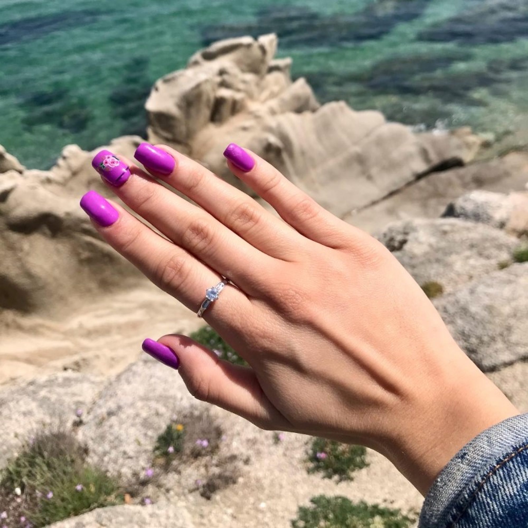 Μονόπετρο δαχτυλίδι με ζιργκόν πέτρα