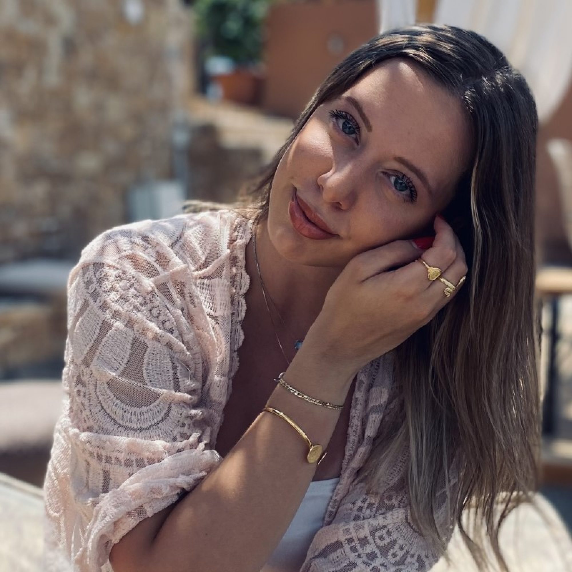 Βραχιόλι κύκλος με δίσκους της Φαιστού επίχρυσο