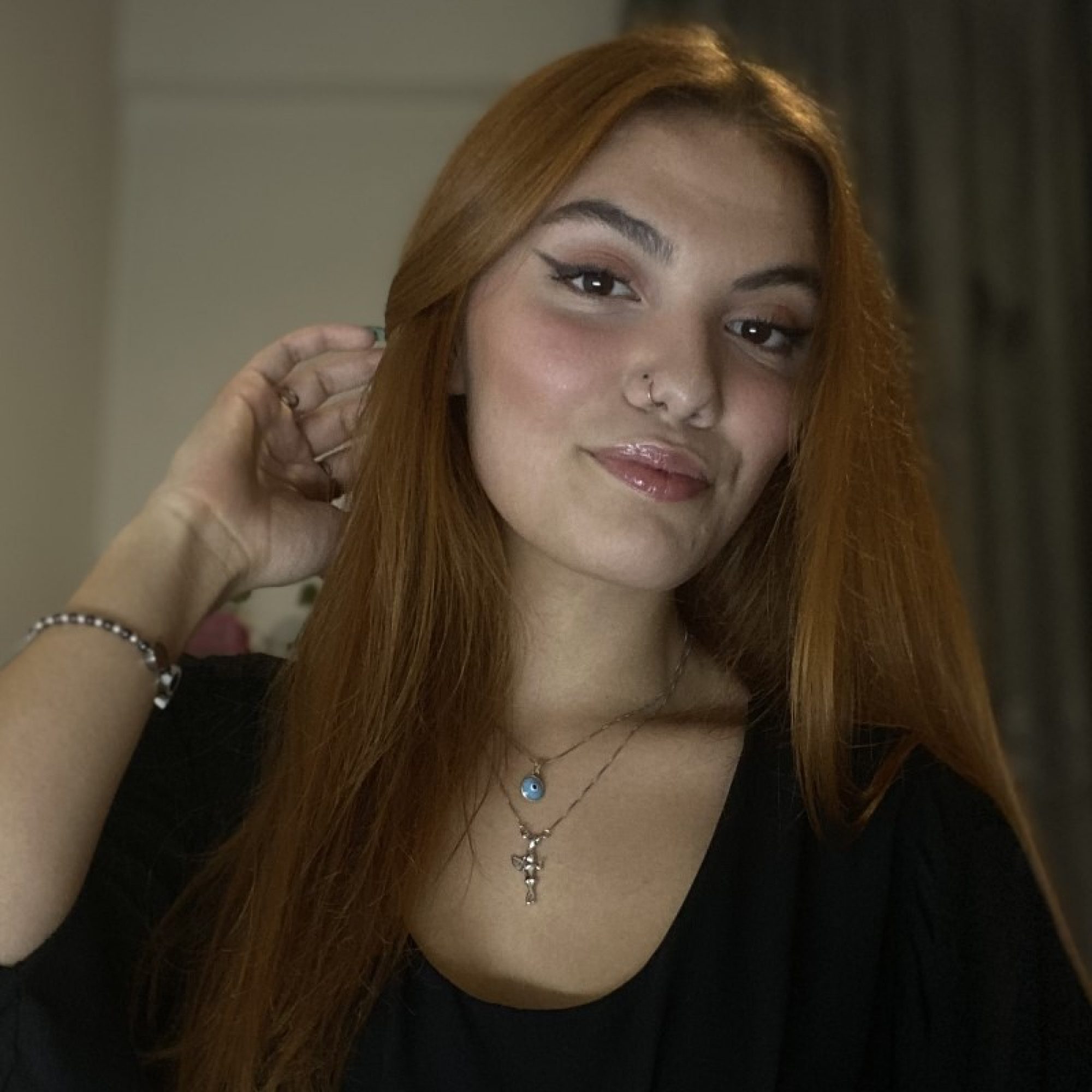 Κολιέ μάτι τιρκουάζ