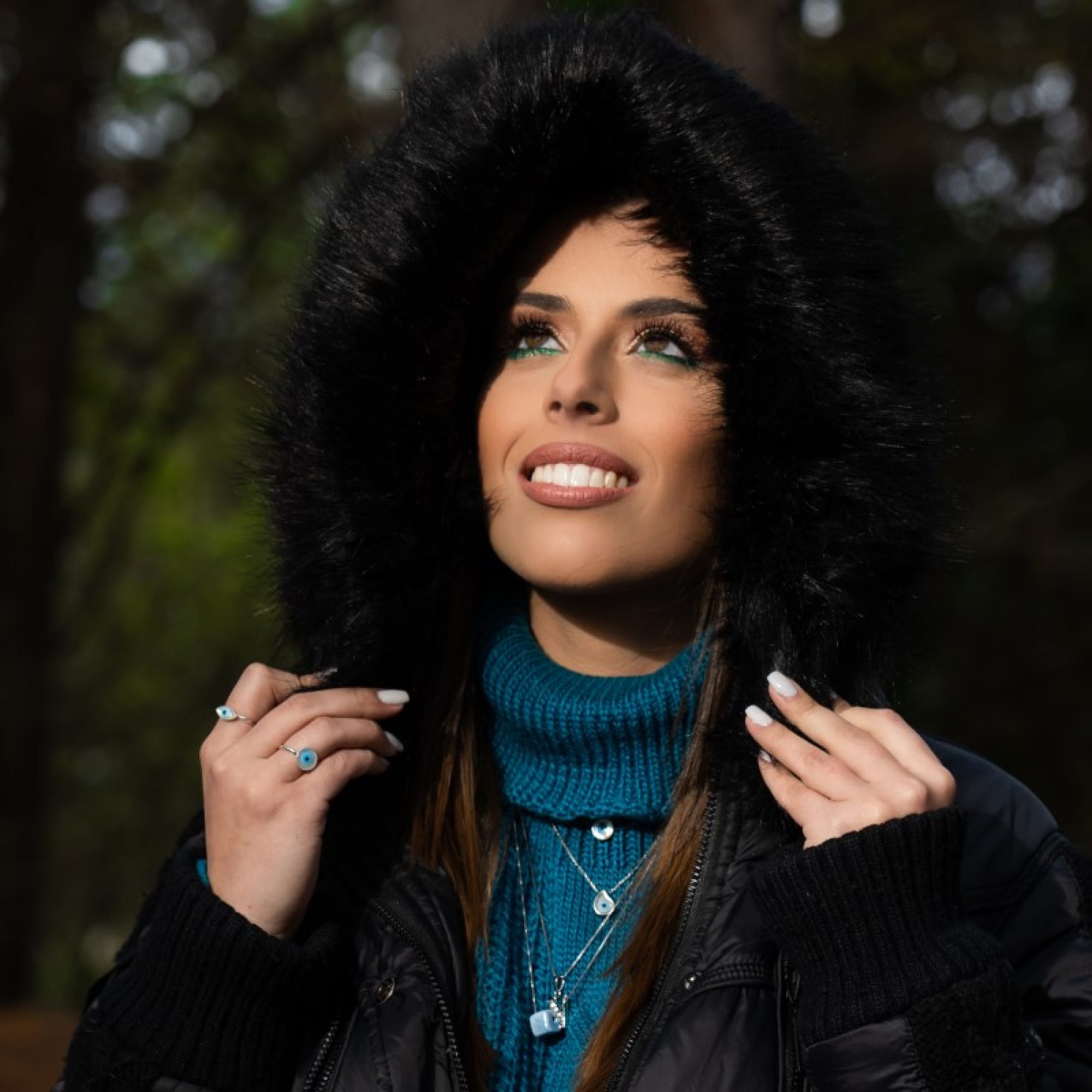 Δαχτυλίδι μάτι με φίλντισι