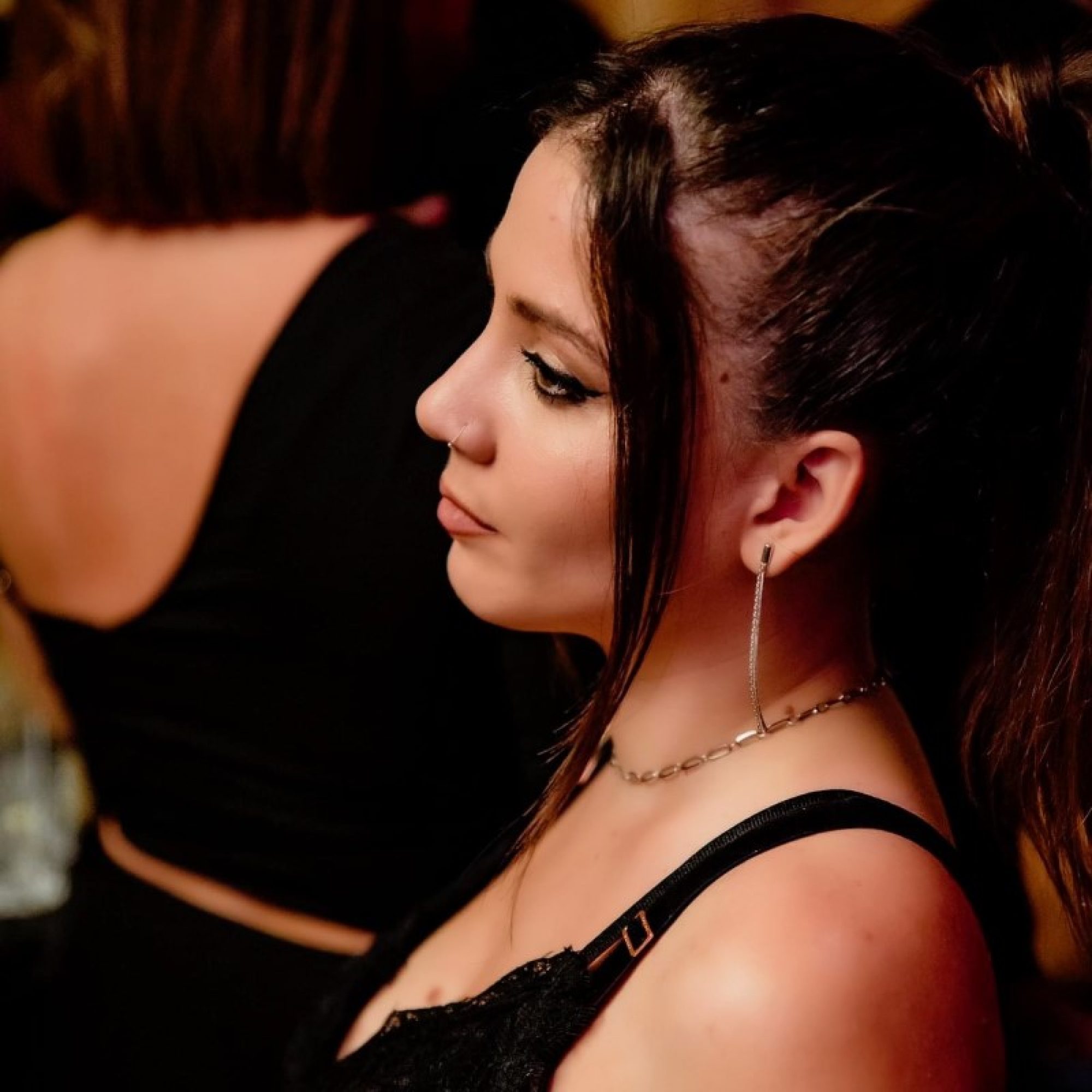 Σκουλαρίκια με τέσσερις αλυσίδες