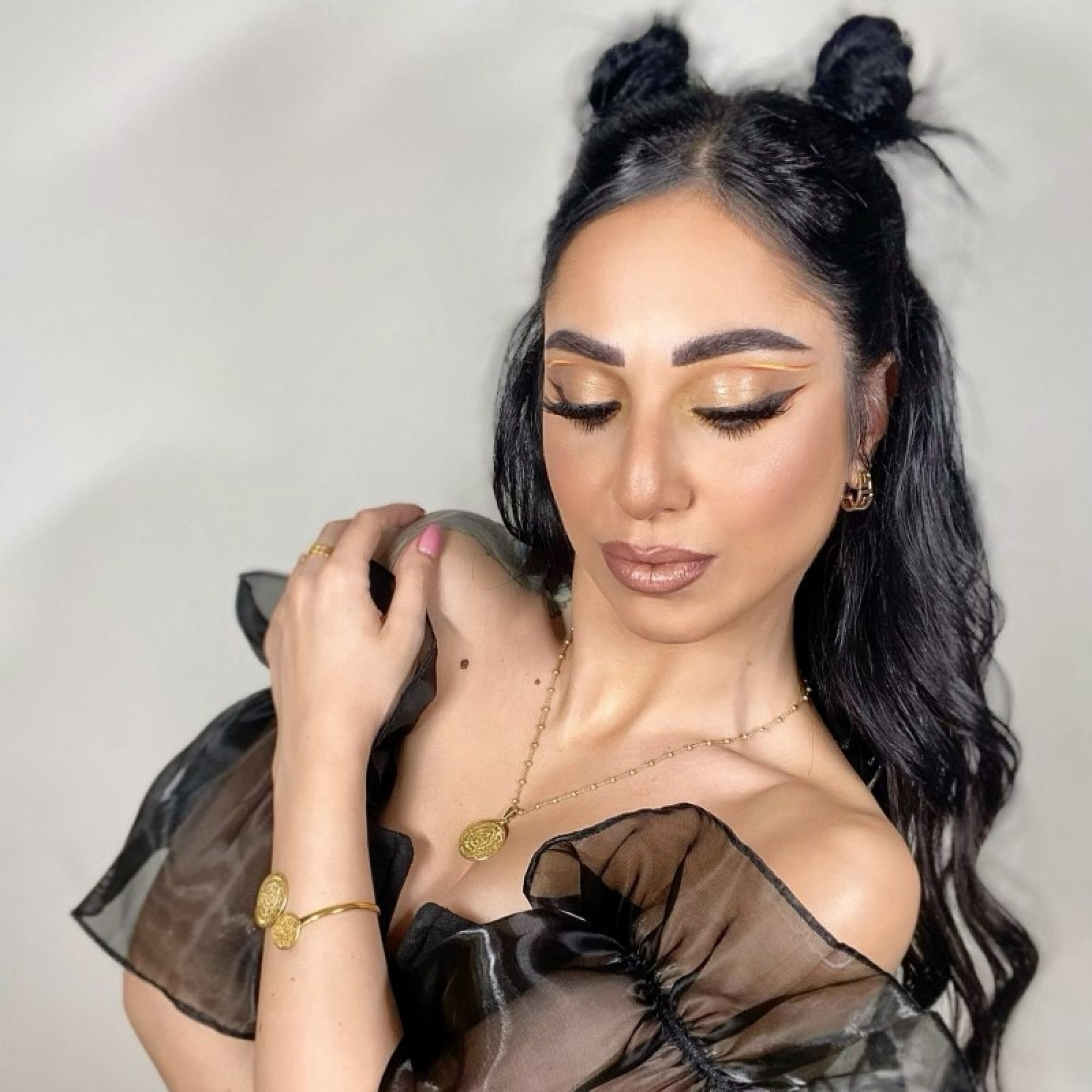 Βραχιόλι κύκλος με δίσκους της Φαιστού επίχρυσο