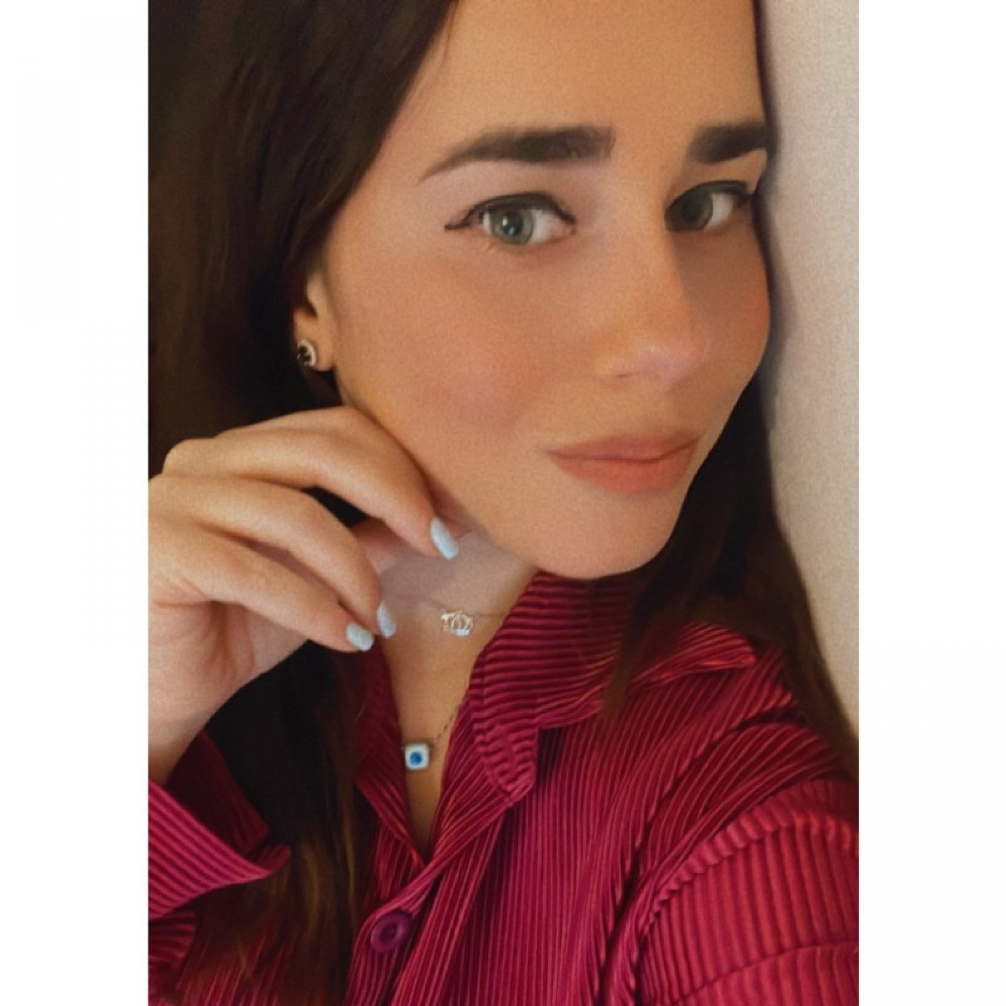 Κολιέ με γαλάζια χάντρα μάτι