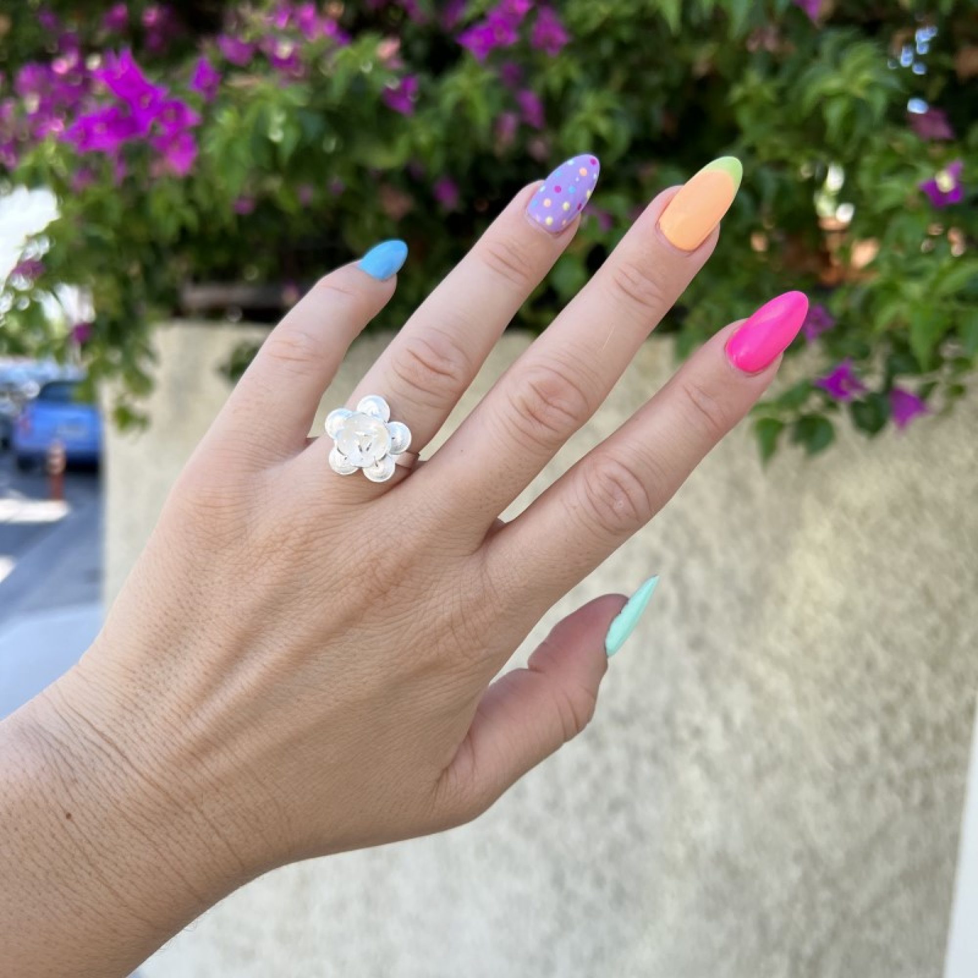 Δαχτυλίδι φιλιγκράν σε σχήμα λουλουδιού