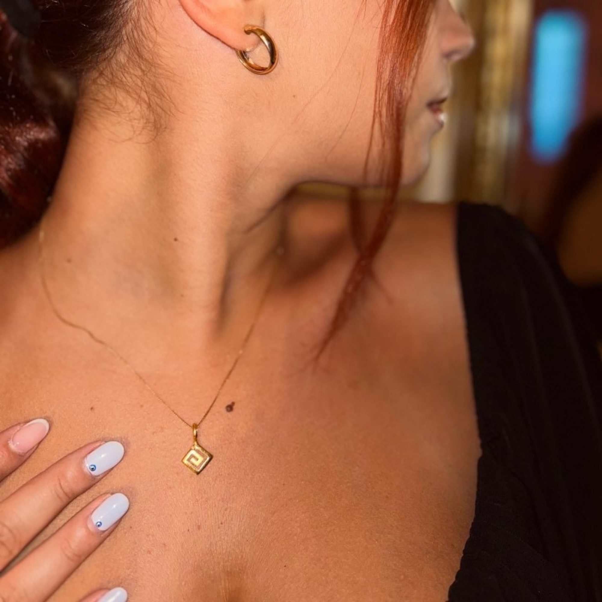 Κρεμαστό μαίανδρος επίχρυσο