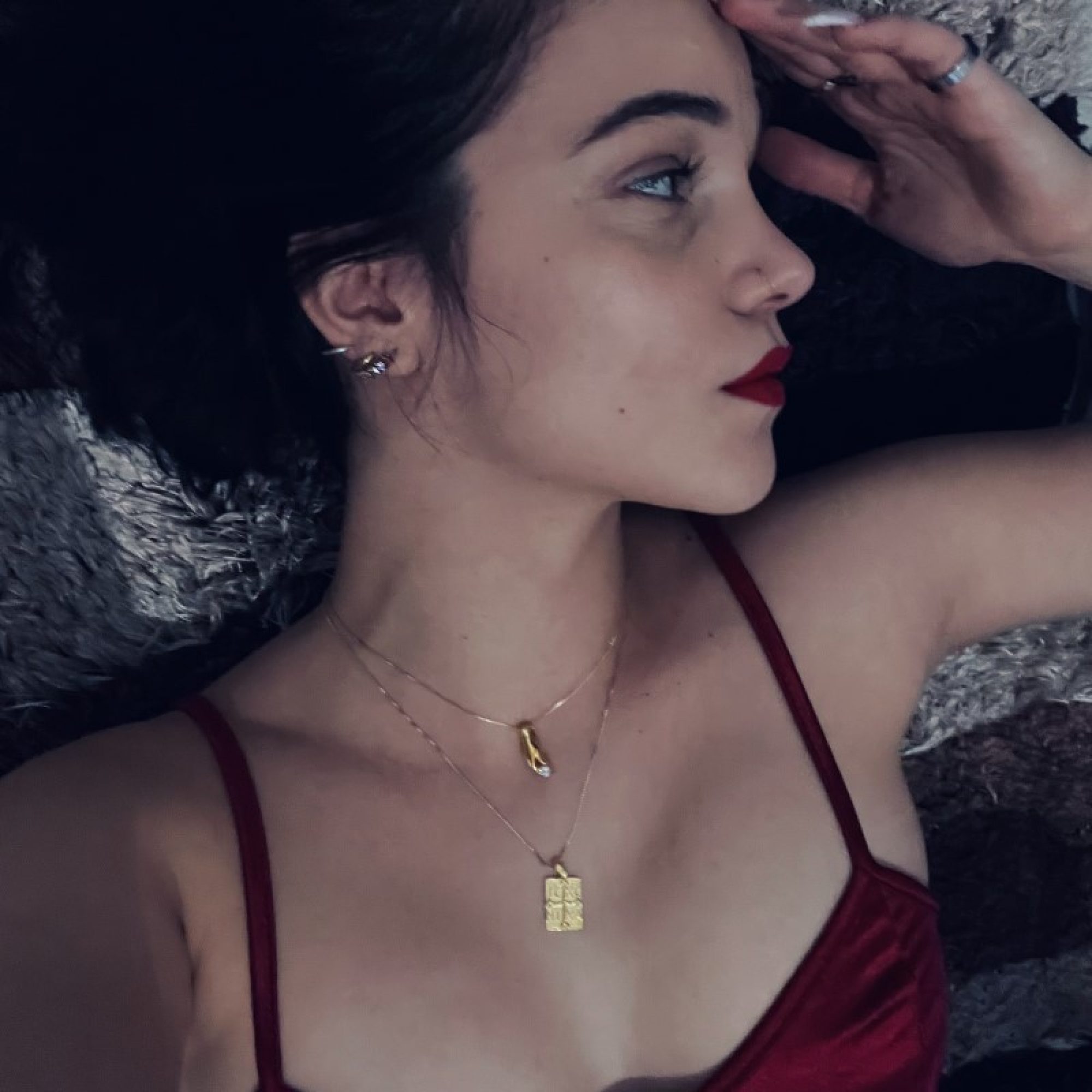 Κολιέ κωνσταντινάτο επιχρυσωμένο