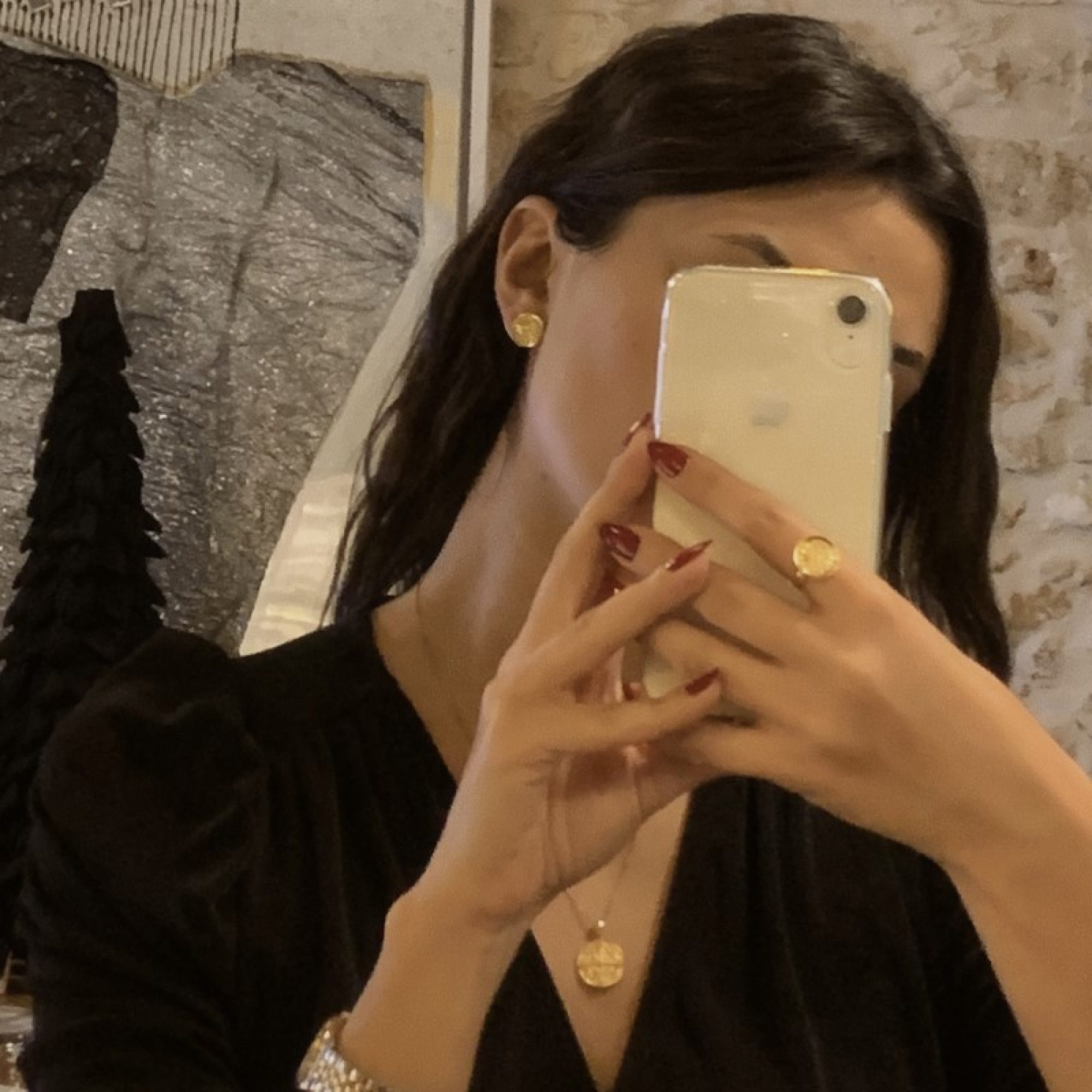 Σκουλαρίκια με αστέρι της Βεργίνας με επιχρύσωση καρφωτά