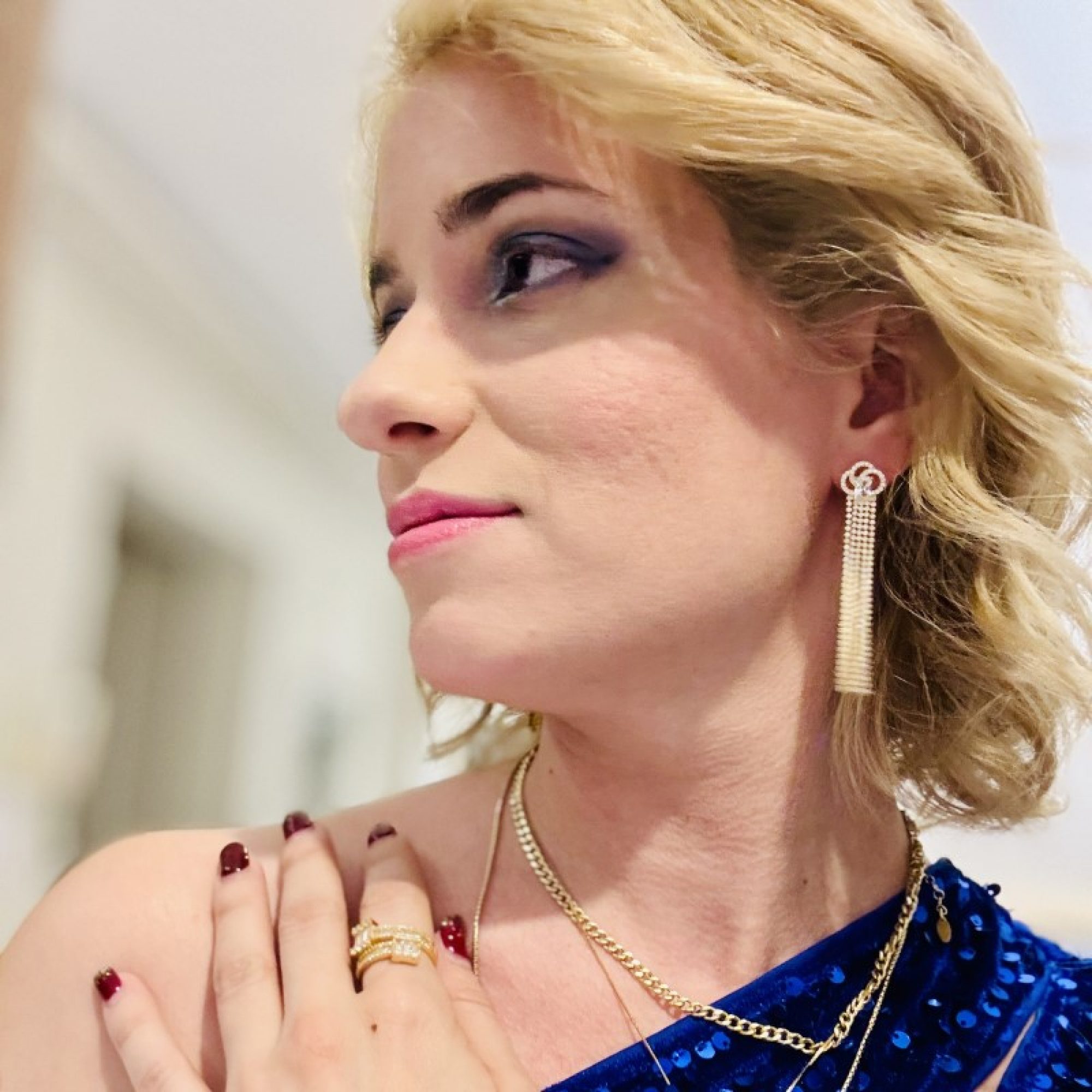 Επίχρυσα σκουλαρίκια με πέτρες ζιργκόν