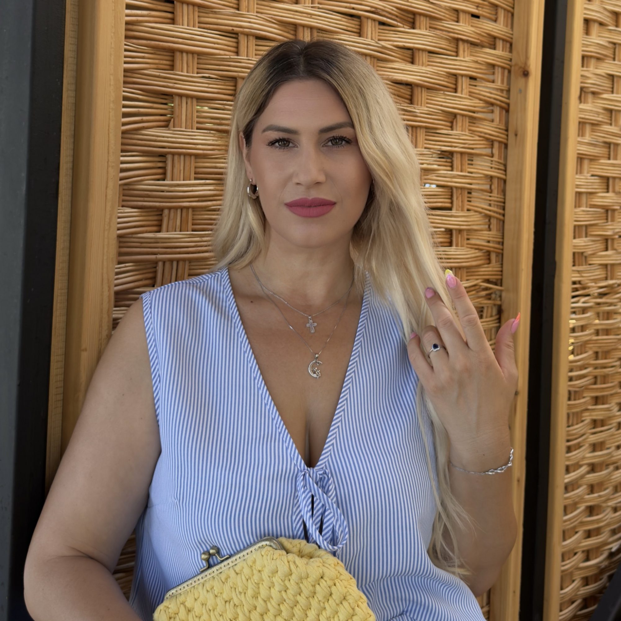 Κολιέ γάτες με πέτρες ζιργκόν