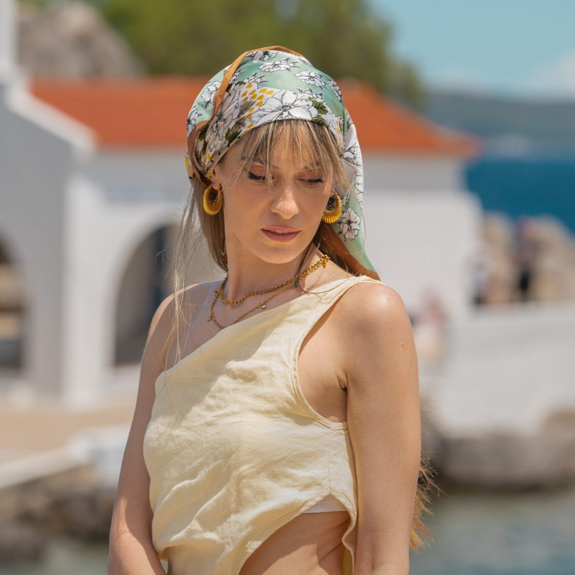Σκουλαρίκια κρίκοι επίχρυσο ατσάλι