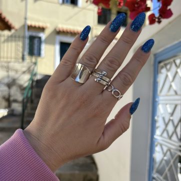 Δαχτυλίδι με σχέδιο αλυσίδα