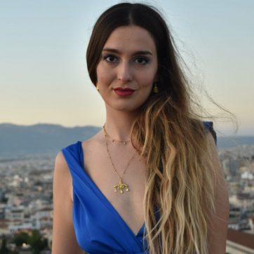 Κολιέ μινωική μέλισσα επίχρυσο