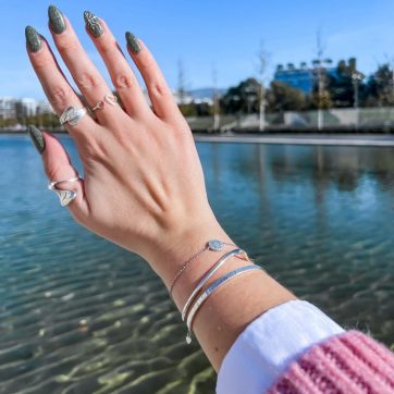 Βραχιόλι κύκλος χαρακτό