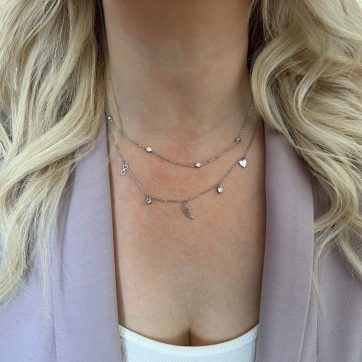 Κολιέ με πέτρες ζιργκόν