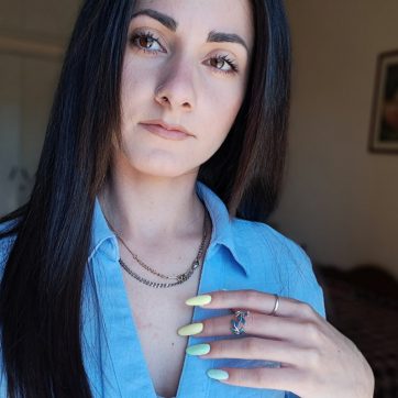 Δαχτυλίδι κλαδί ελιάς με πέτρες όπαλ