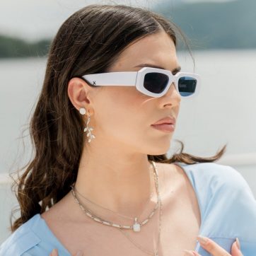 Σκουλαρίκια κλαδιά ελιάς κρεμαστάμε λευκό όπαλ