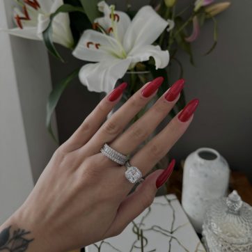 Δαχτυλίδι με πέτρες ζιργκόν