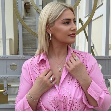 Κολιέ τριαντάφυλλο