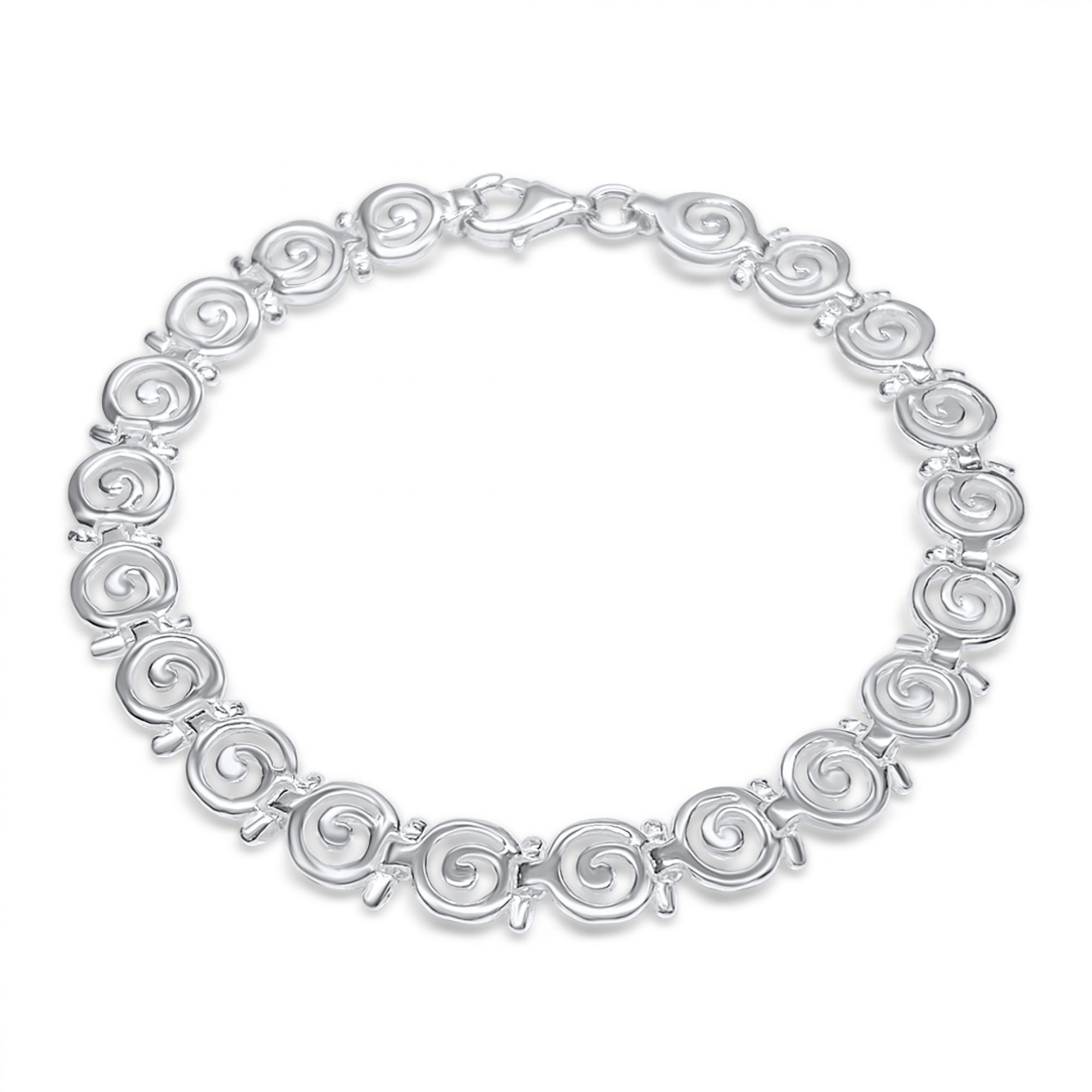 Βραχιόλι μαίανδρος με σπείρες