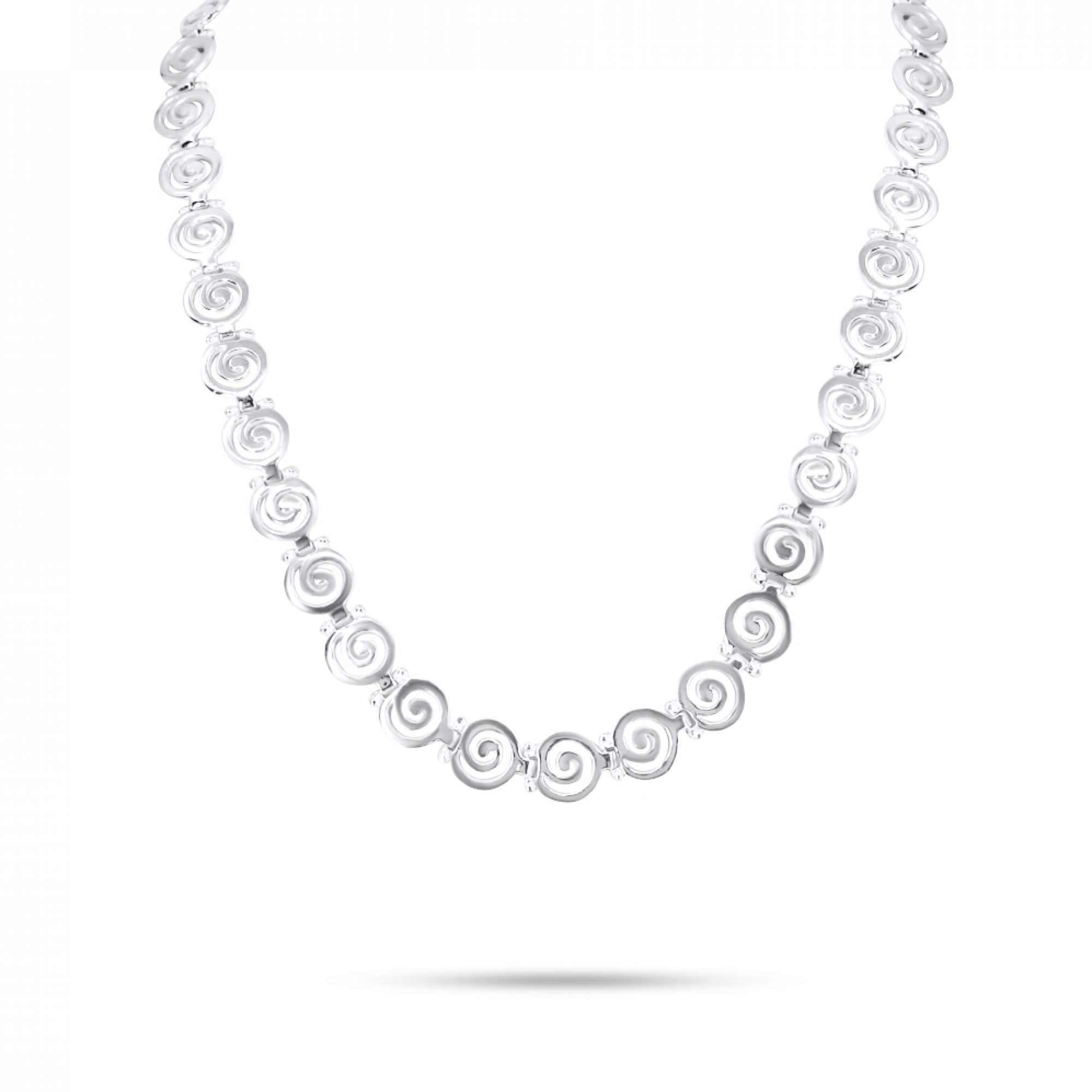 Κολιέ μαίανδρος με σπείρες