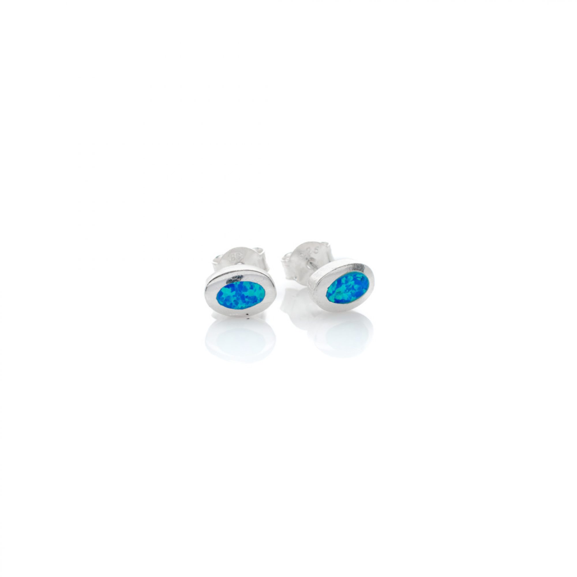 Stud opal earrings 