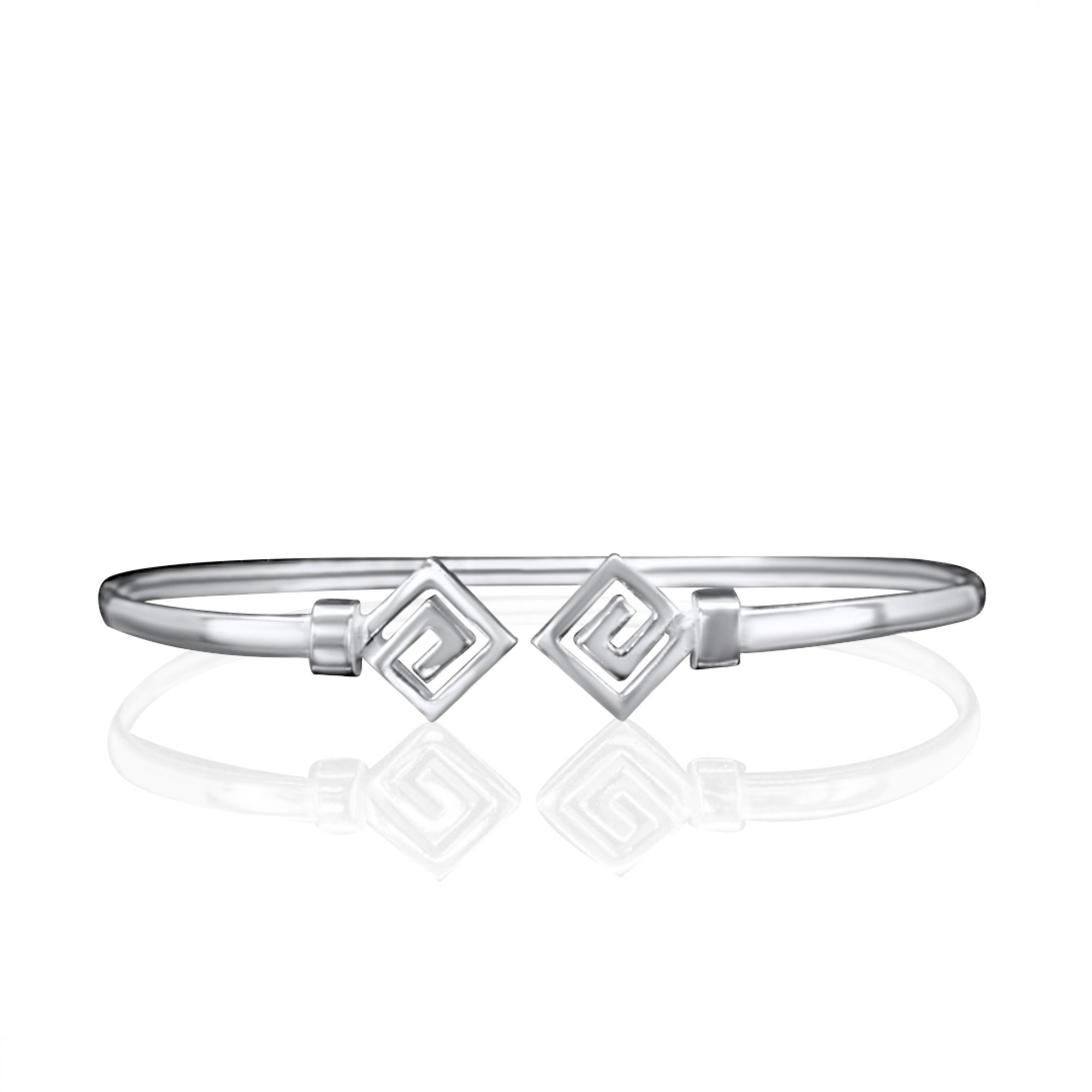 Βραχιόλι κύκλος με ρόμβους μαίανδρο