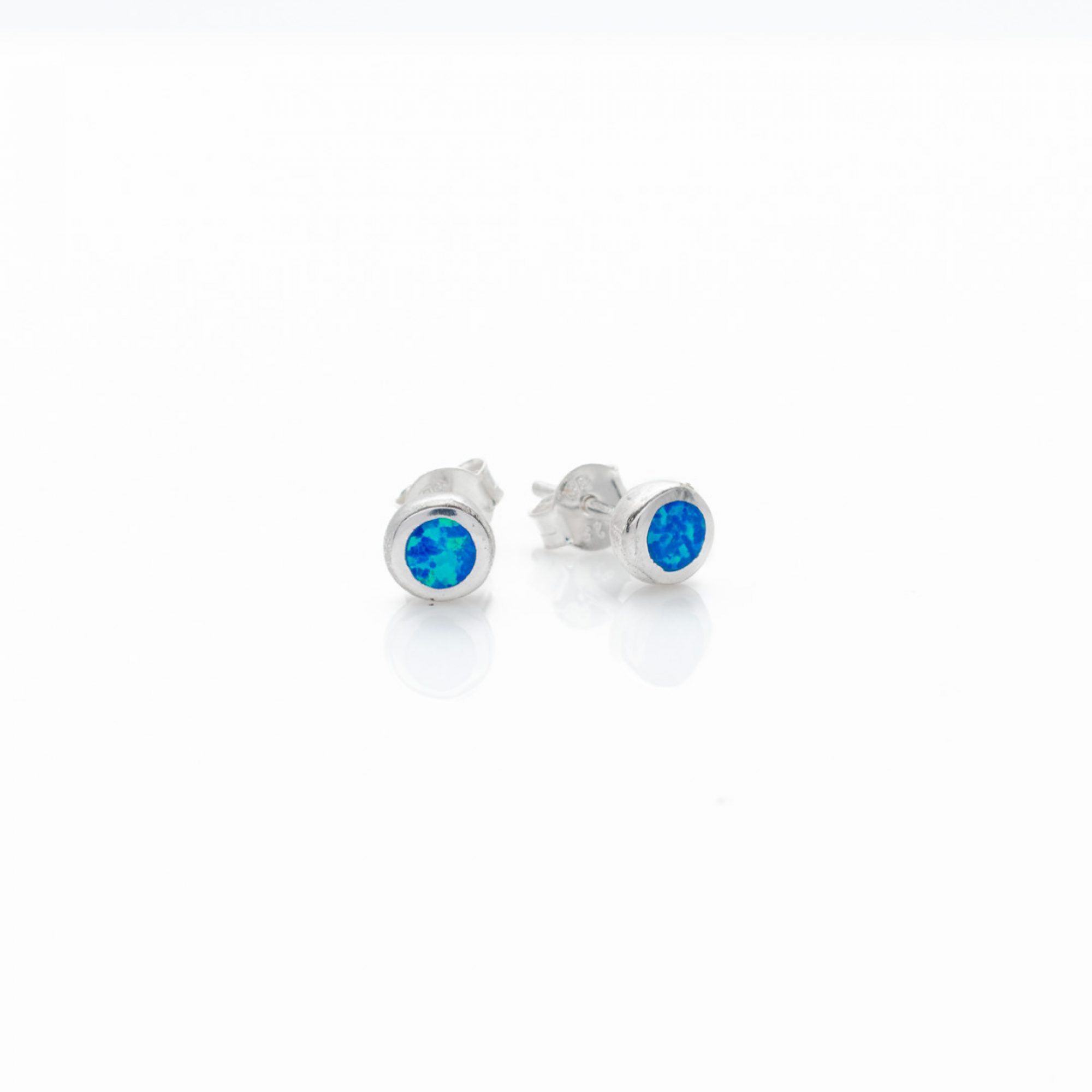 Stud opal earrings 