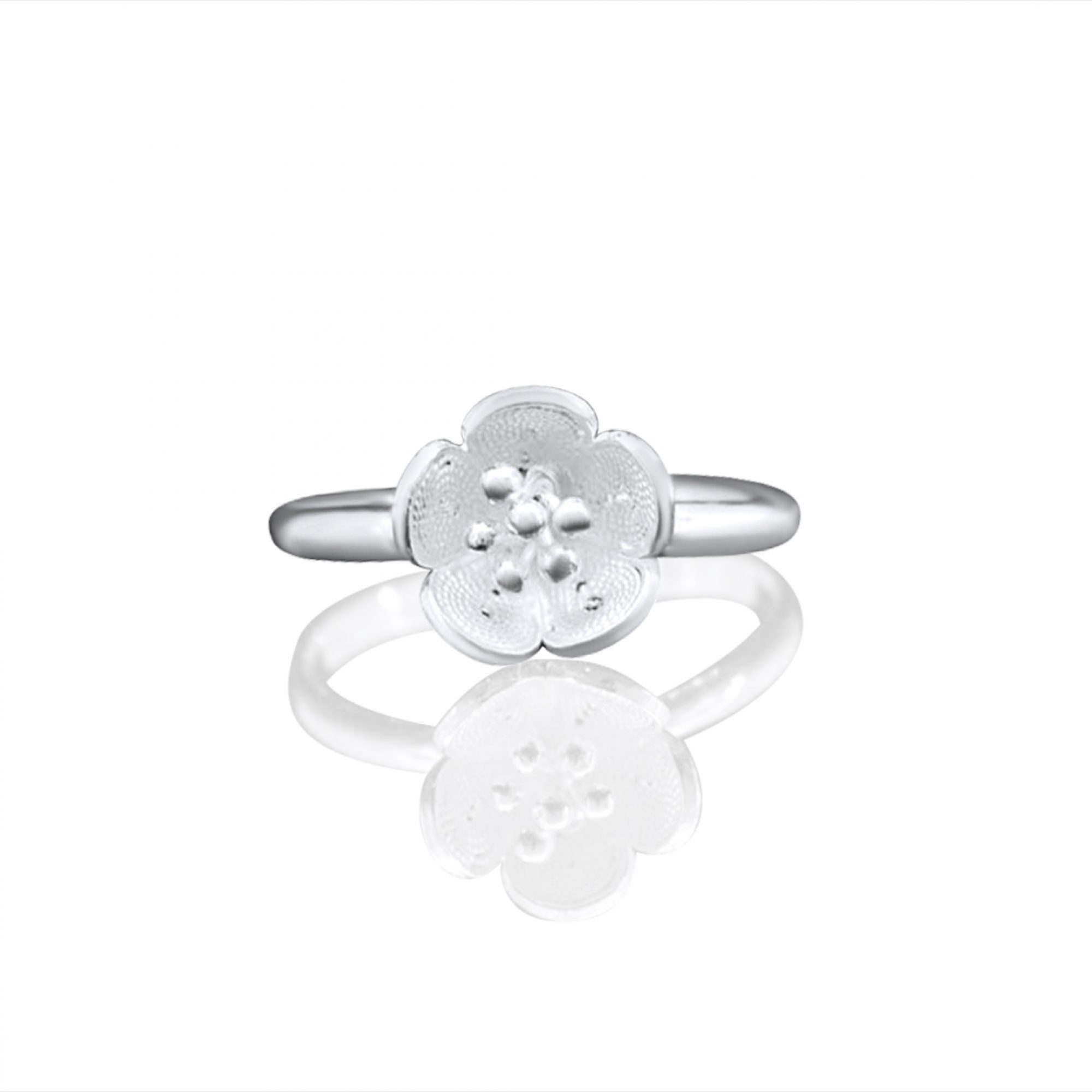 Δαχτυλίδι φιλιγκράν σε σχήμα λουλουδιού