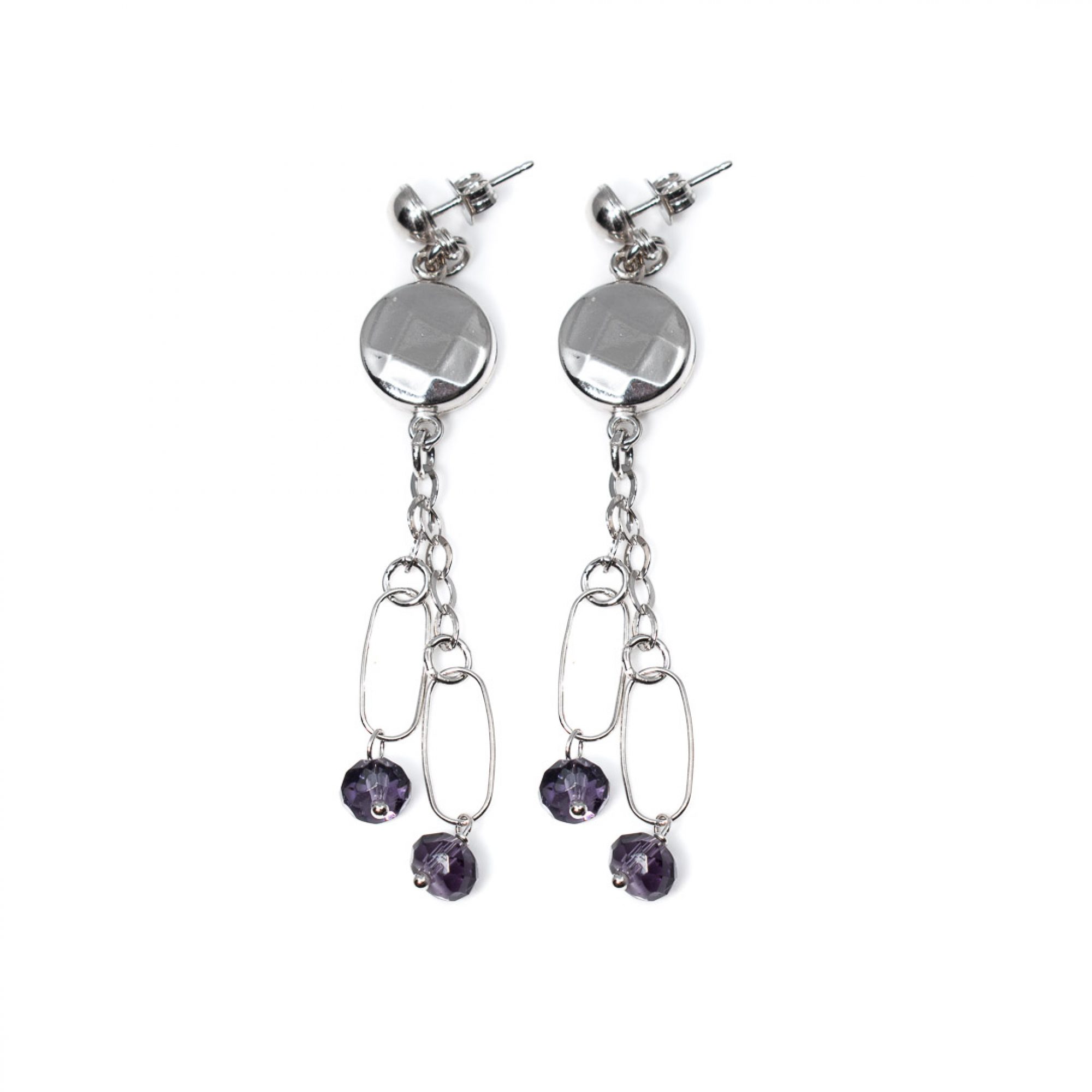 Σκουλαρίκια με φυσικές πέτρες 