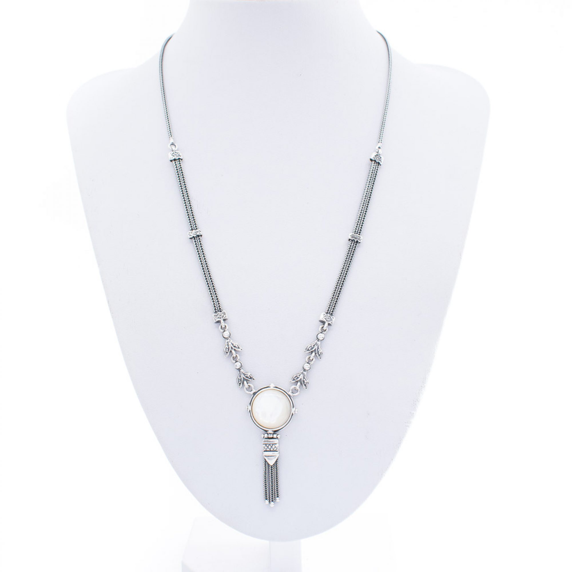 Οξειδωμένο κολιέ με φίλντισι