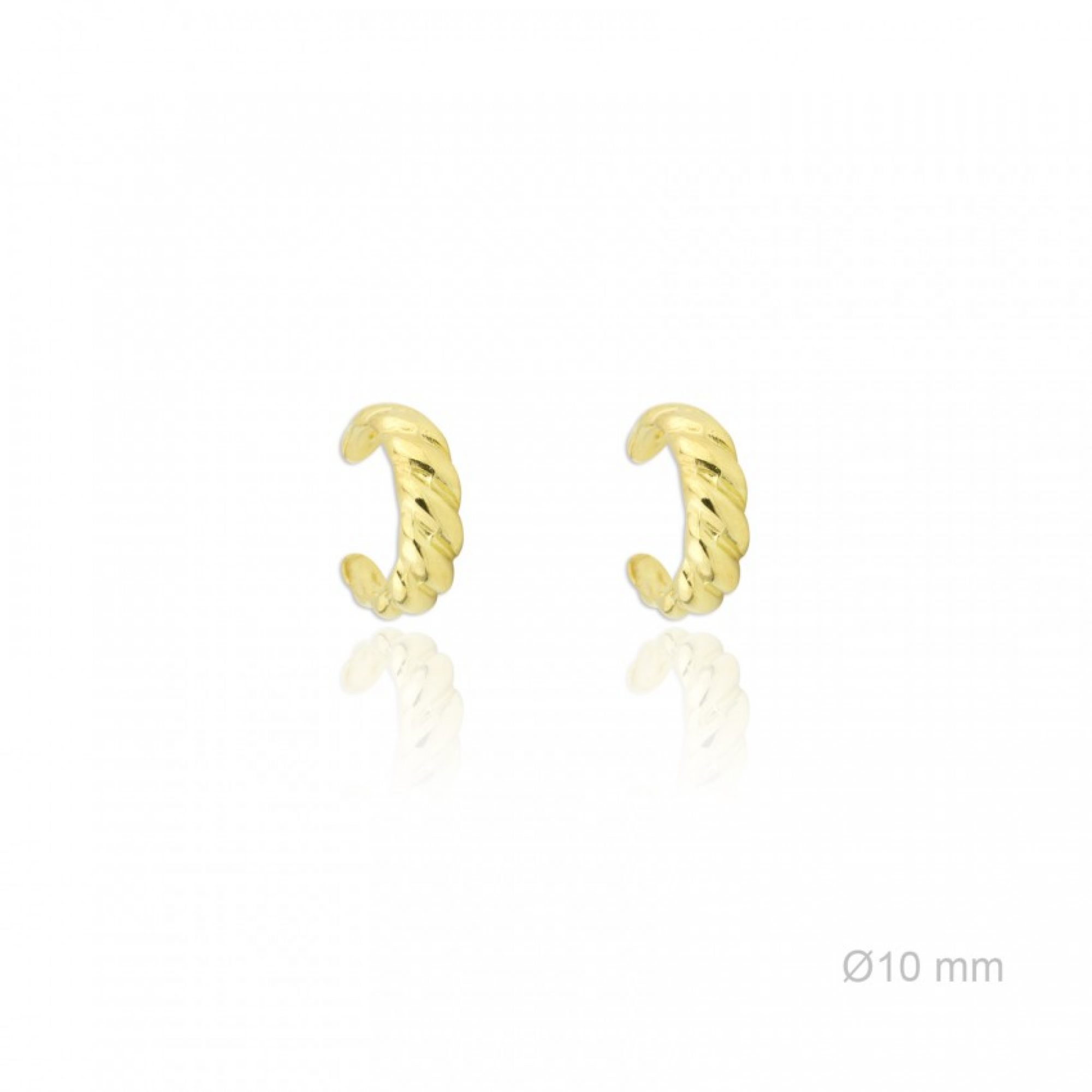 Σκουλαρίκια Ear cuffs επίχρυσα