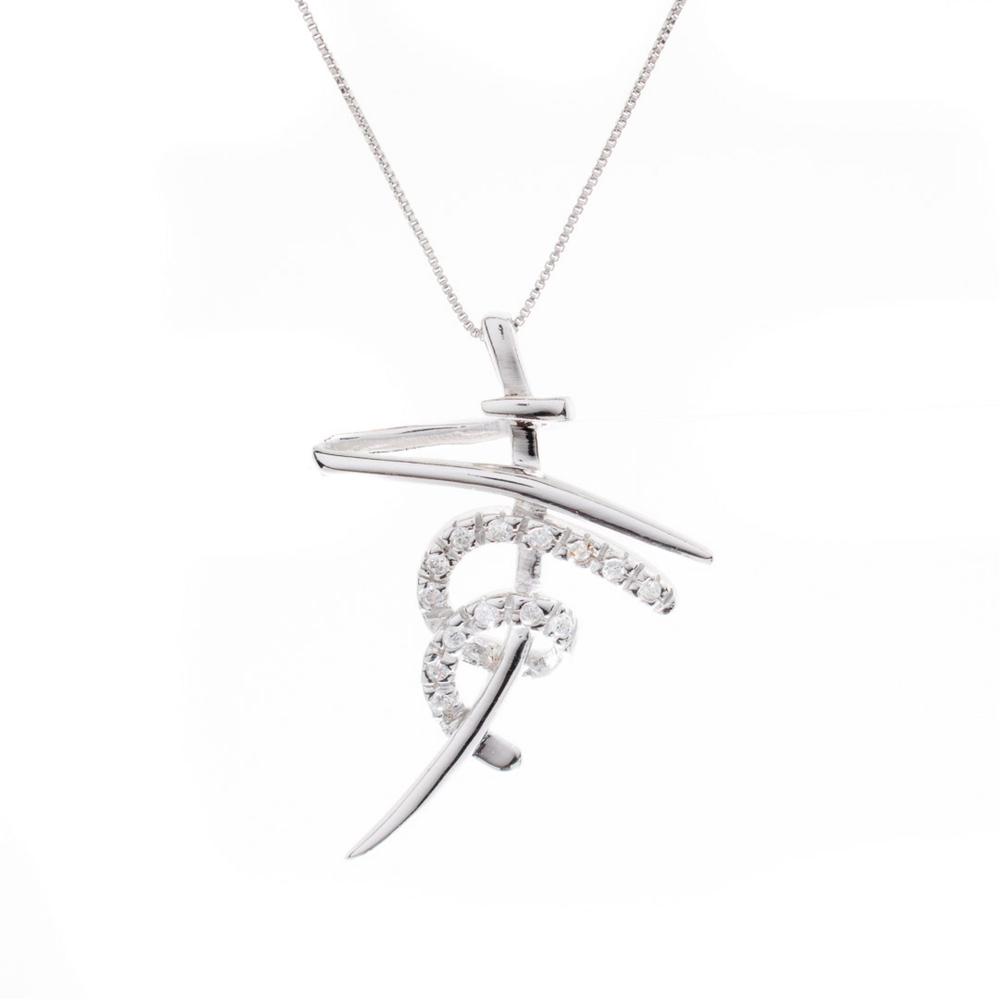 Σταυρός με ζιργκόν πέτρες