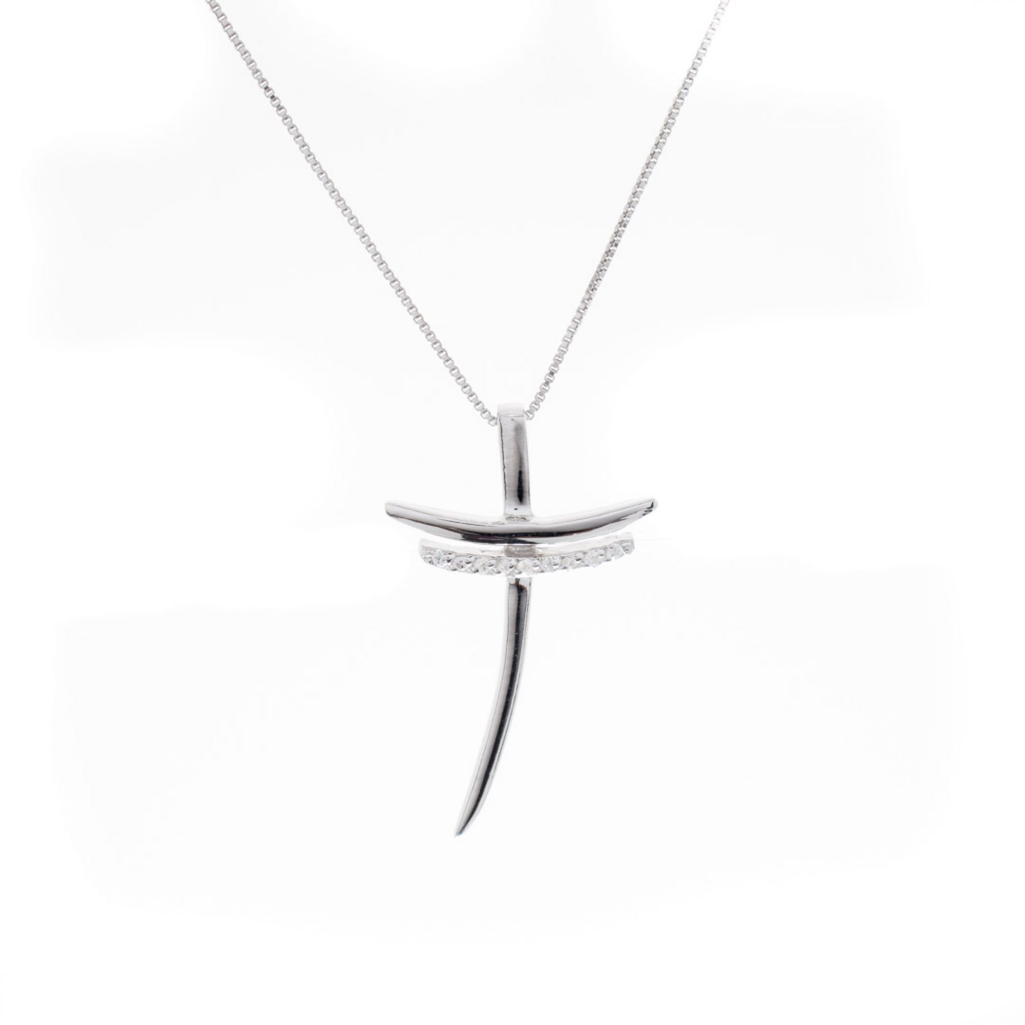 Σταυρός με ζιργκόν πέτρες