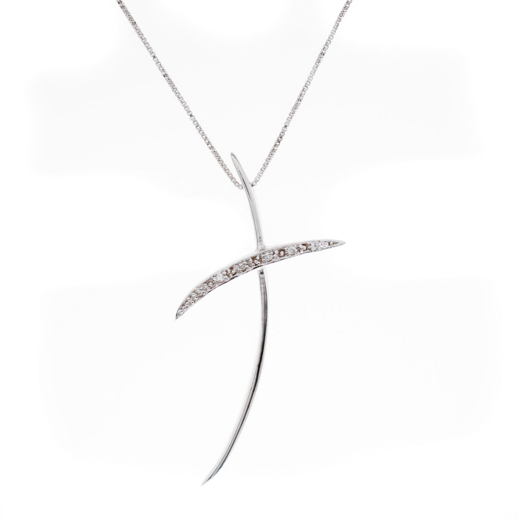 Σταυρός με ζιργκόν πέτρες