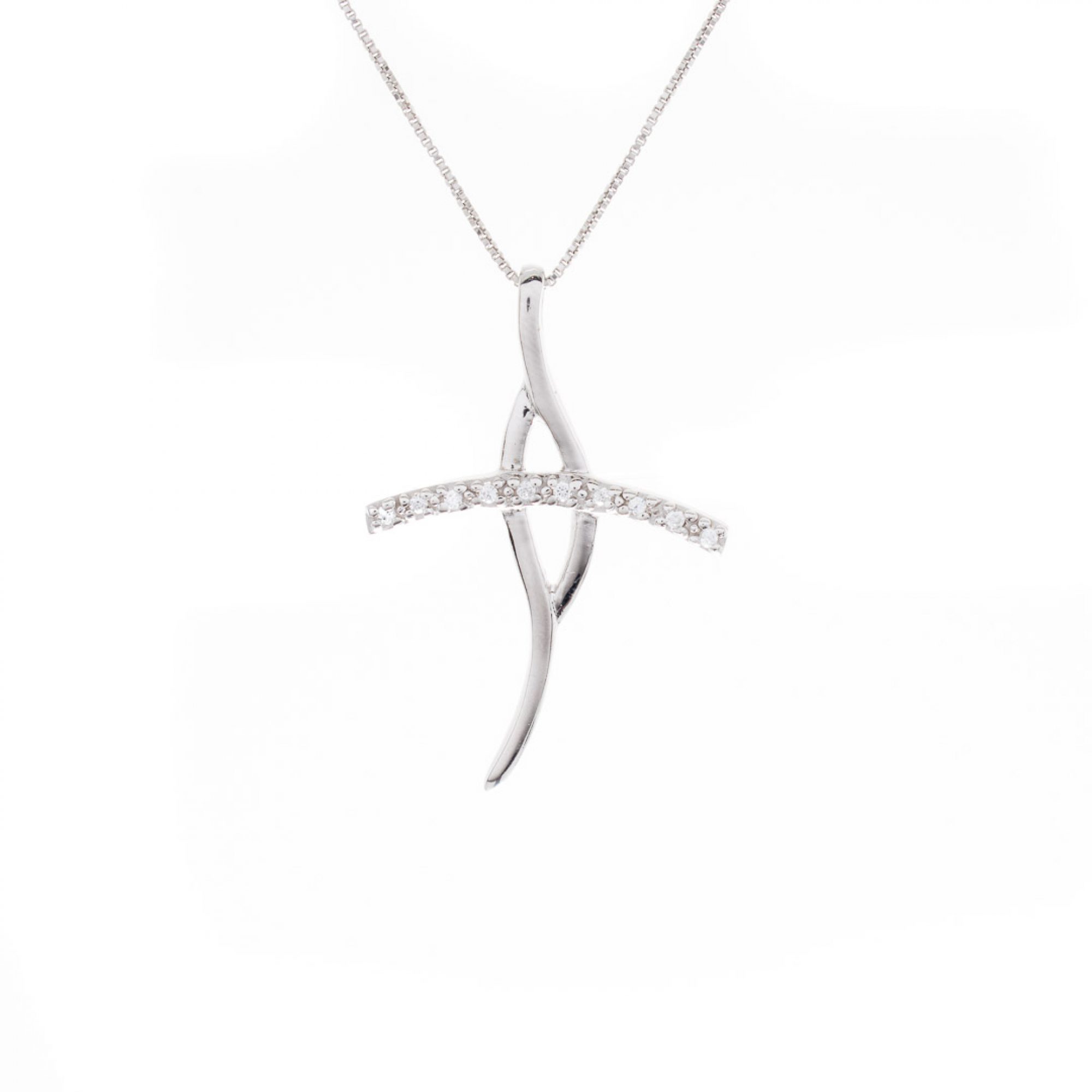 Σταυρός με ζιργκόν πέτρες