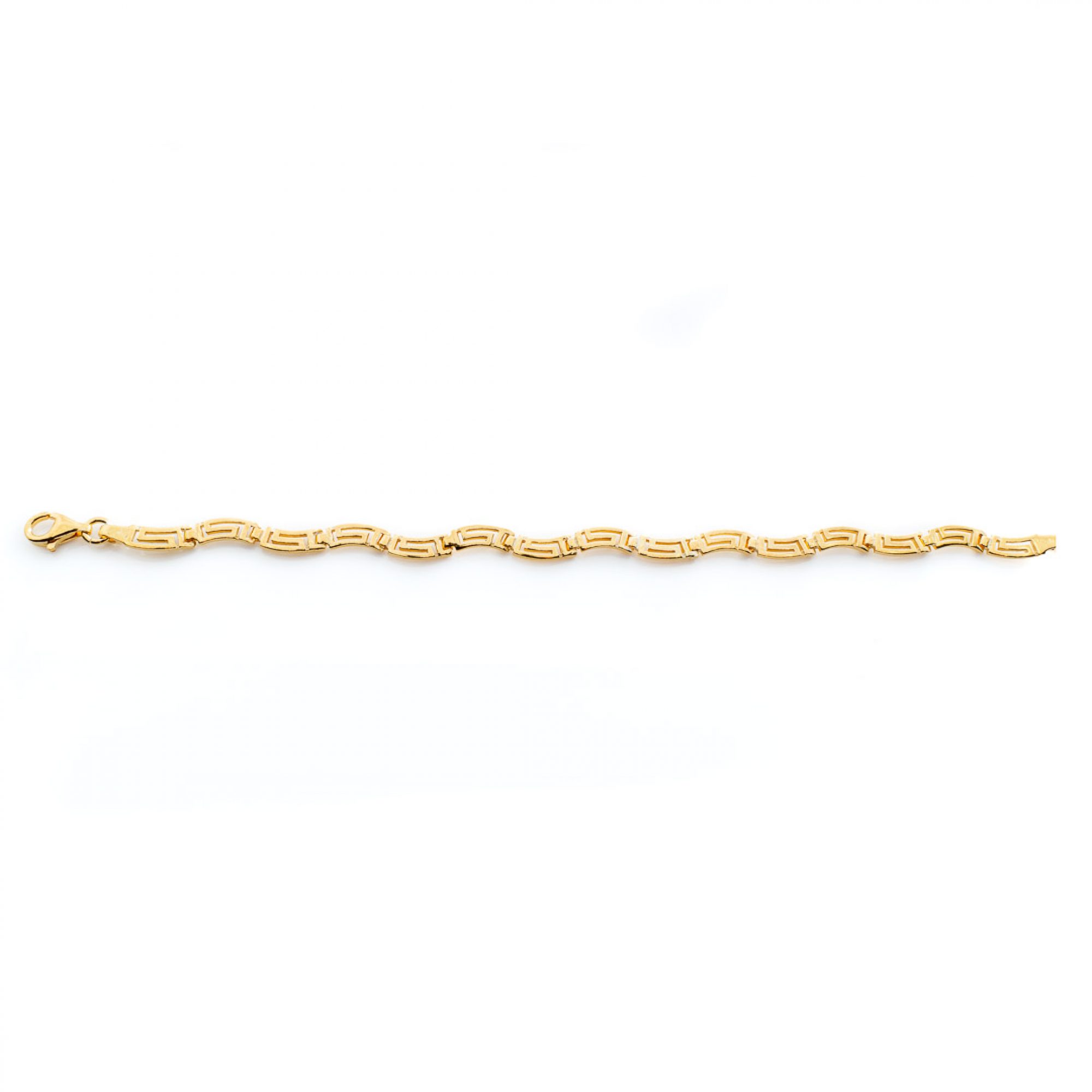 Βραχιόλι μαίανδρος επίχρυσο