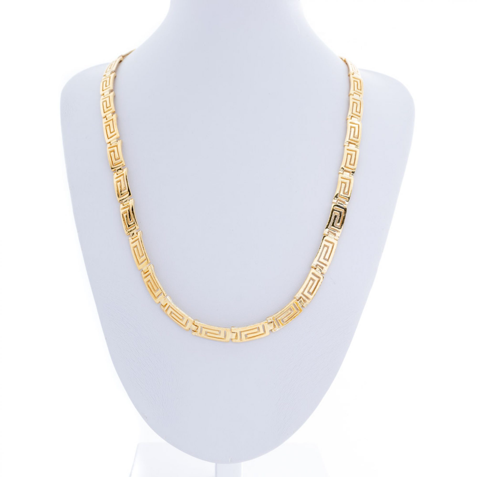 Κολιέ μαίανδρος επίχρυσο