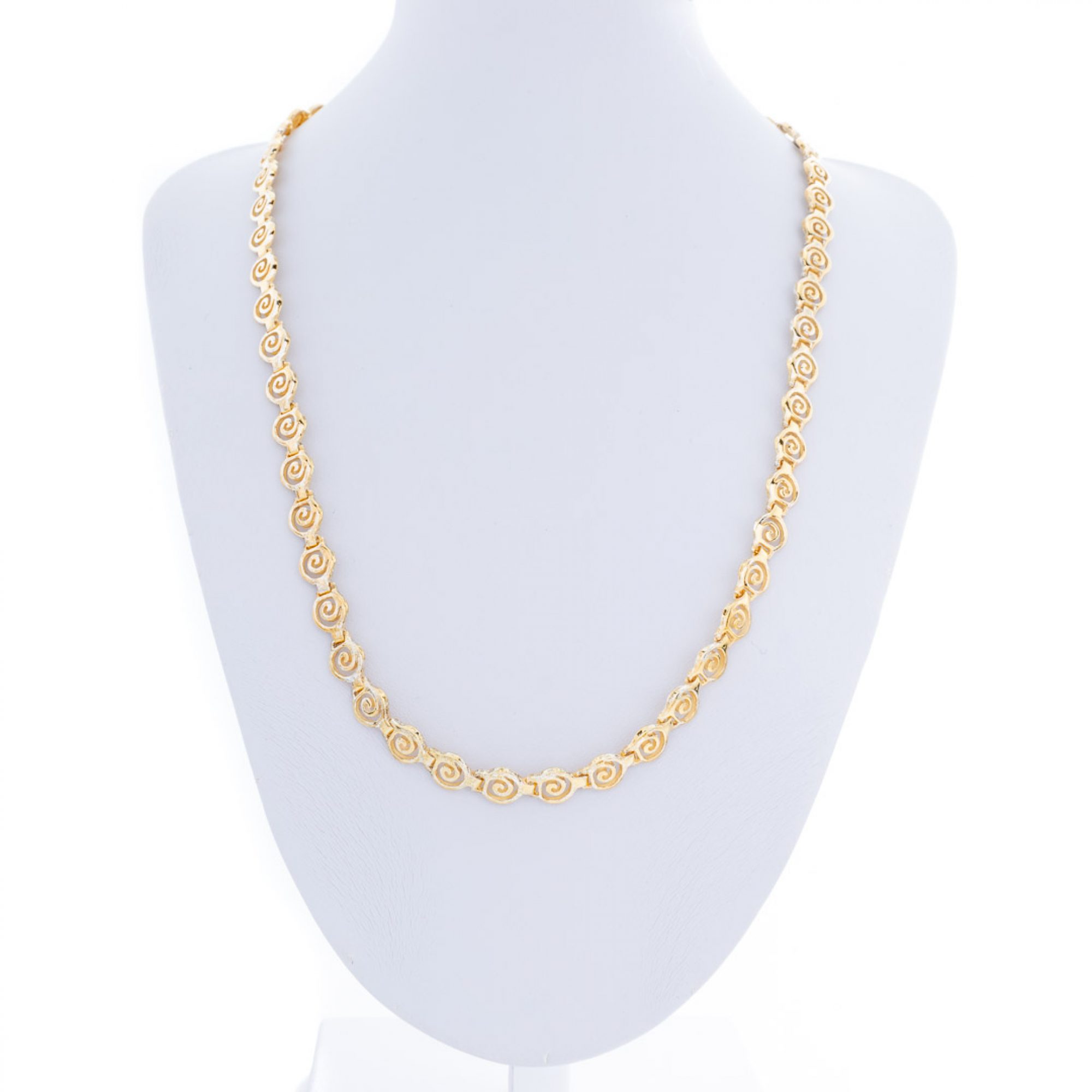 Κολιέ μαίανδρος επίχρυσο