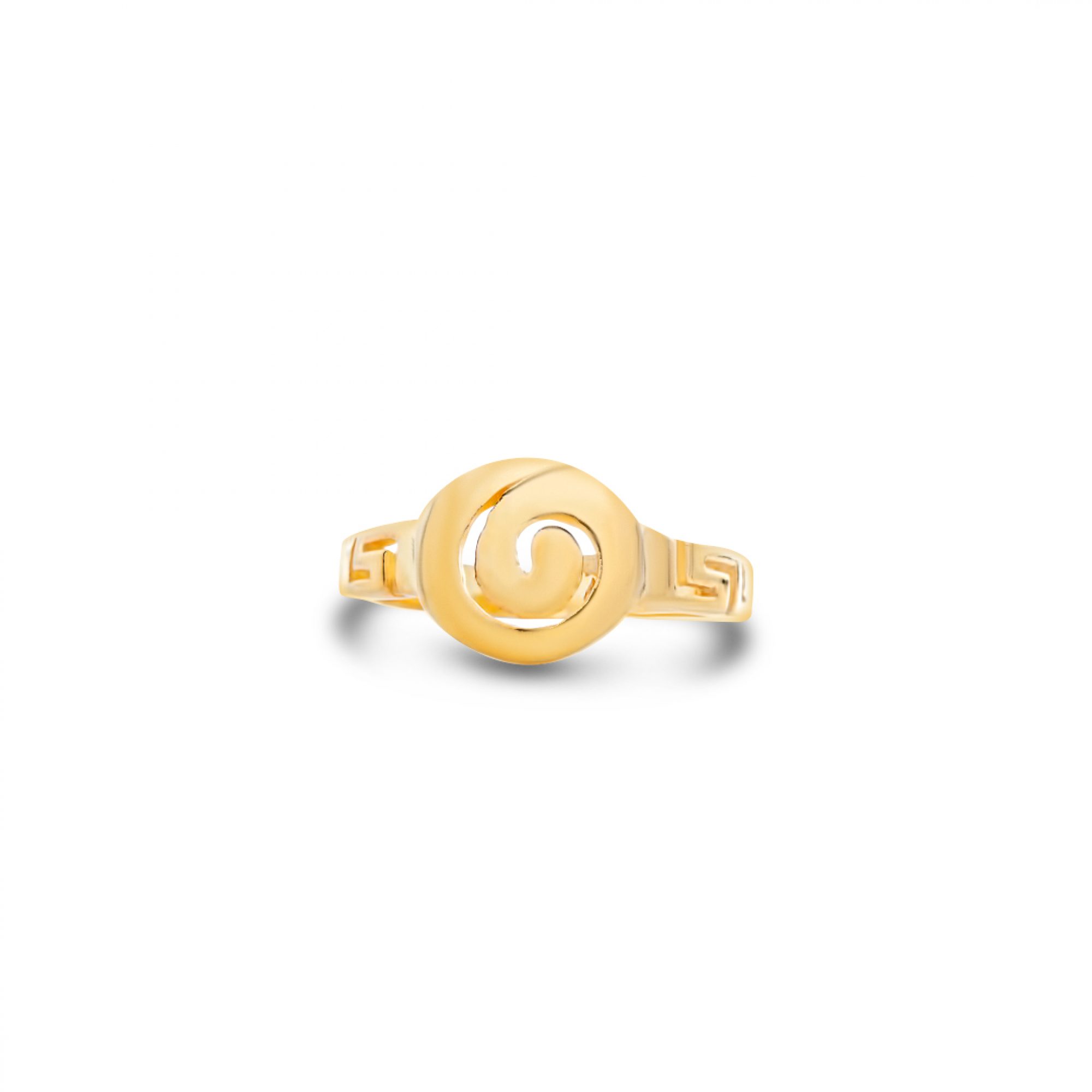 Δαχτυλίδι μαίανδρος επίχρυσο