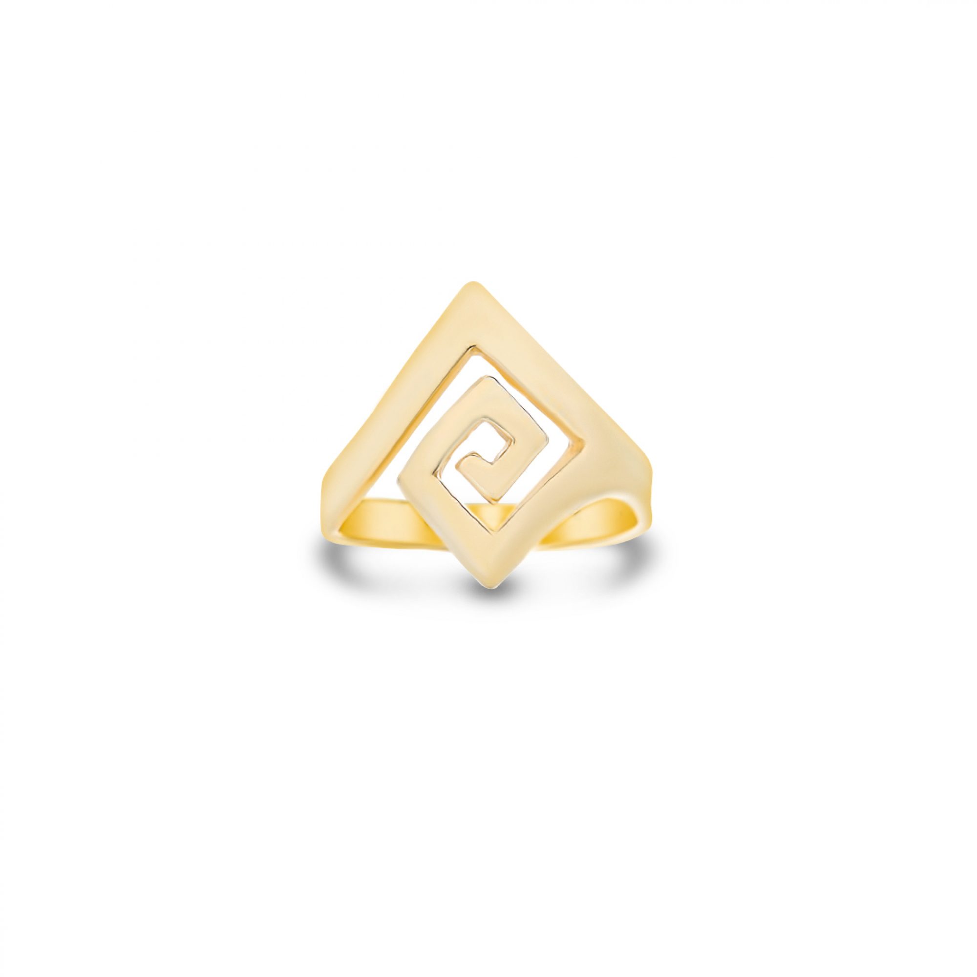 Δαχτυλίδι μαίανδρος επίχρυσο