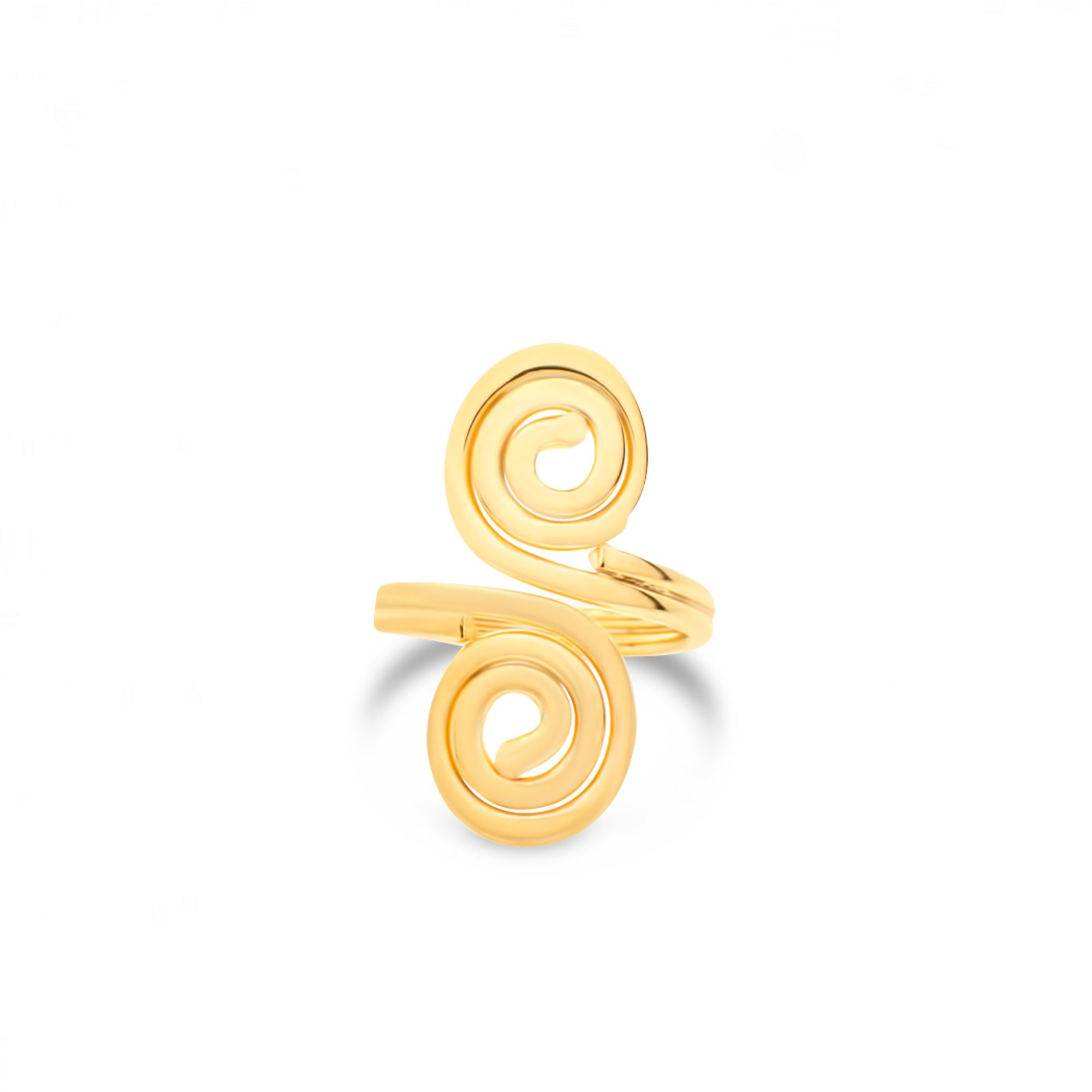 Δαχτυλίδι μαίανδρος επίχρυσο