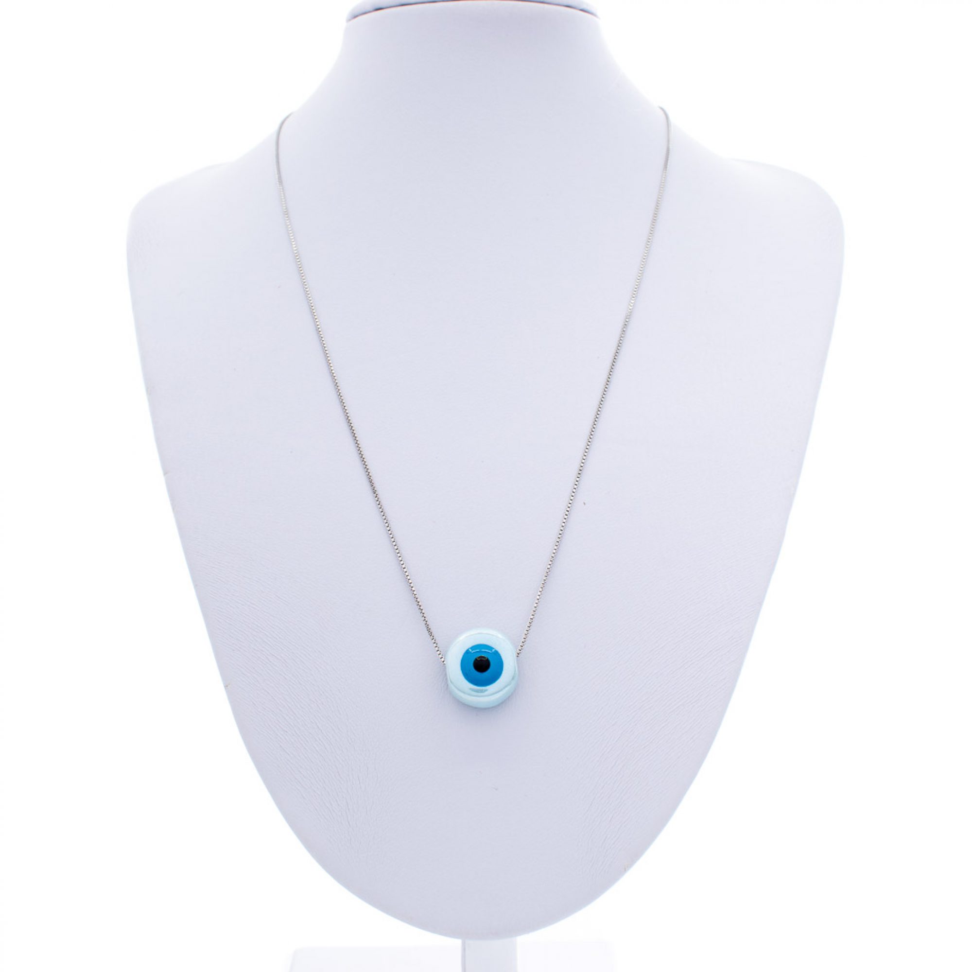 Κολιέ με γαλάζια χάντρα μάτι