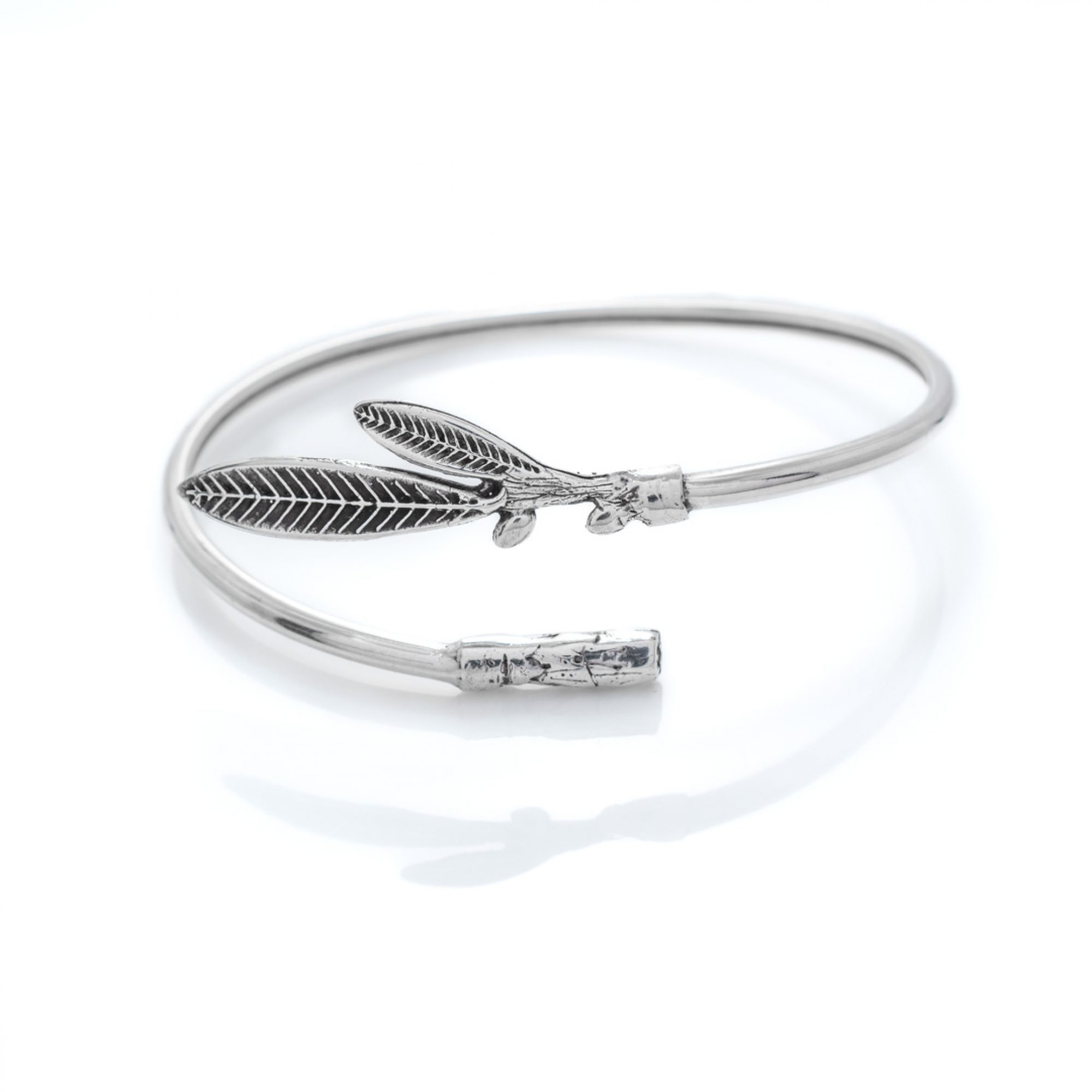 Βραχιόλι κύκλος με κλαδί ελιάς