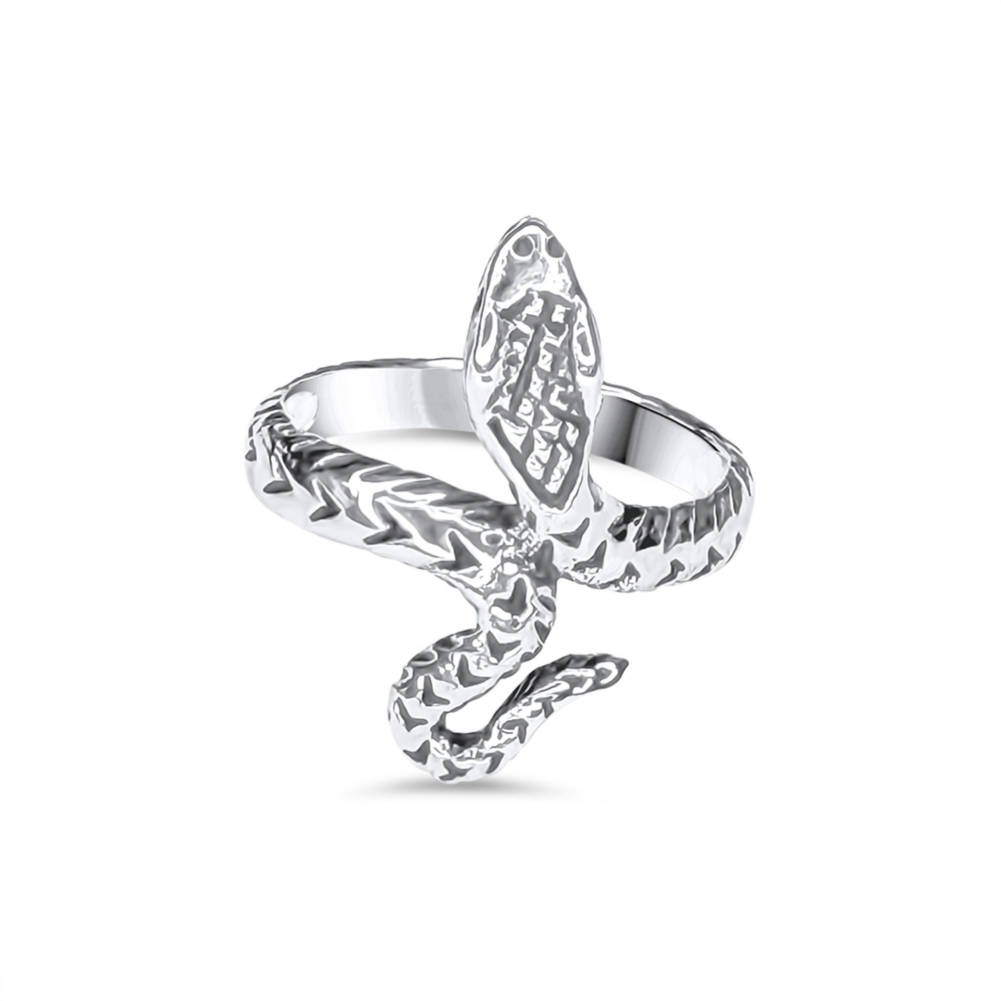 Δαχτυλίδι φίδι σκαλιστό