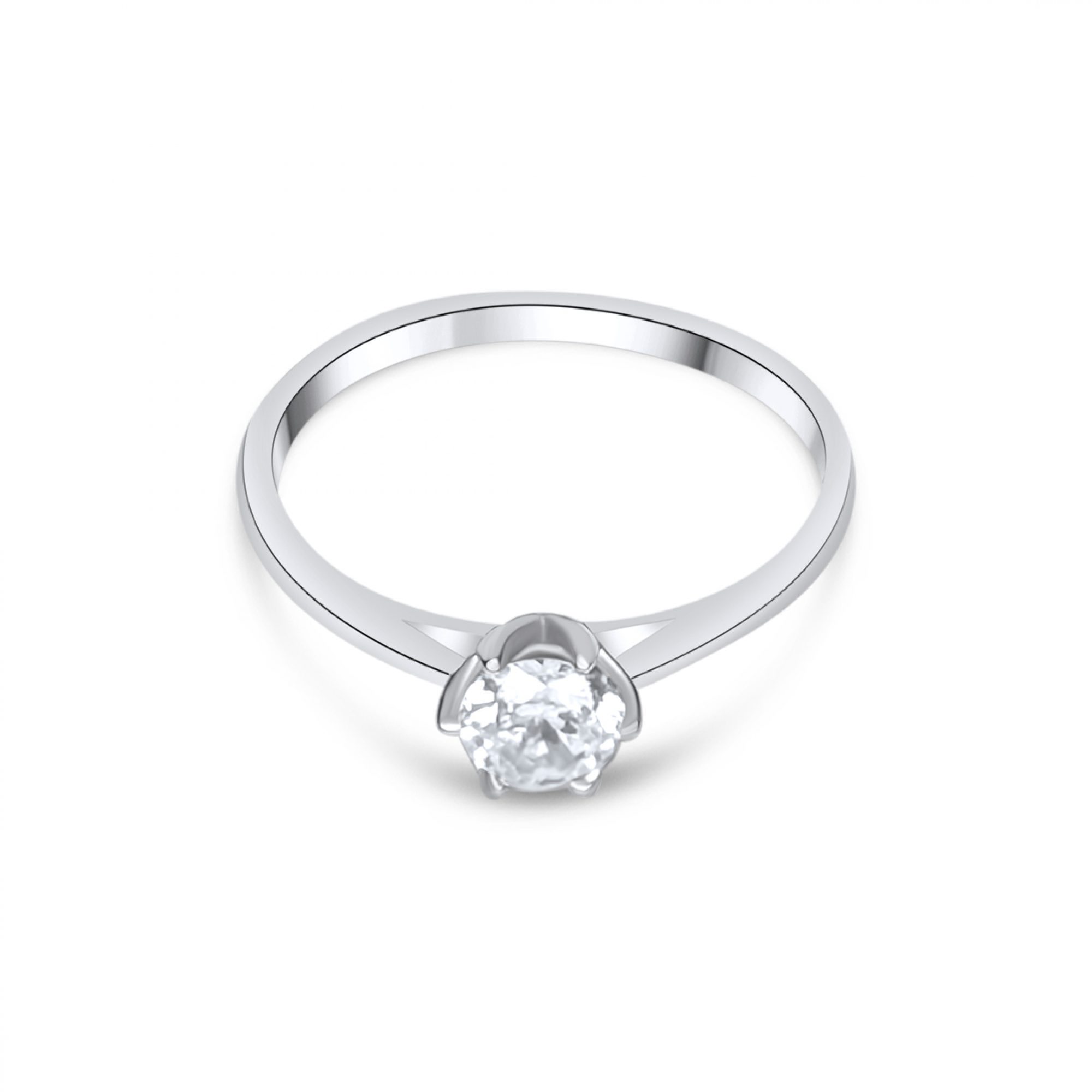 Μονόπετρο δαχτυλίδι με ζιργκόν πέτρα